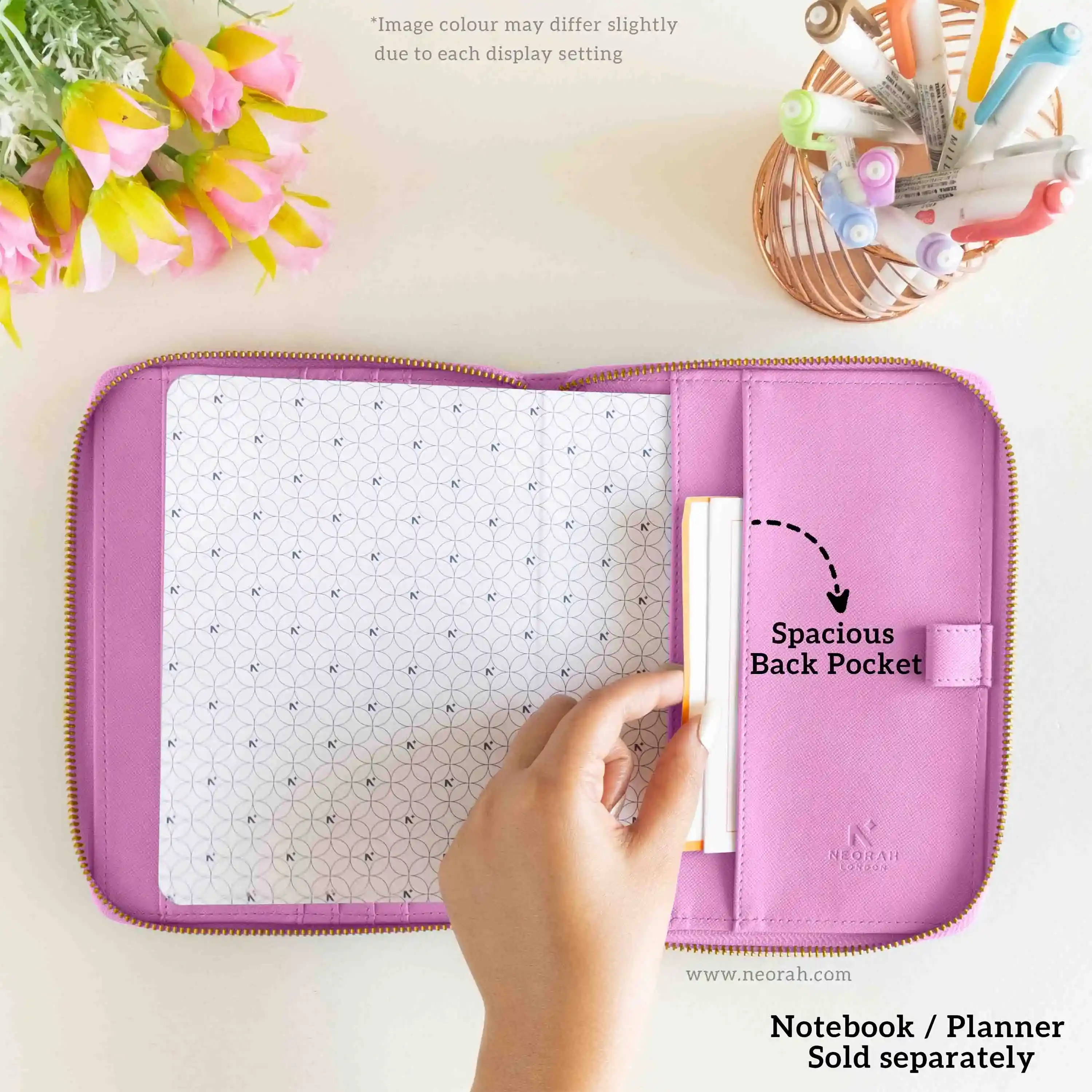 B6 - REFILLABLE QUILTED ORGANISER SLEEVE - ZIP - Image 51