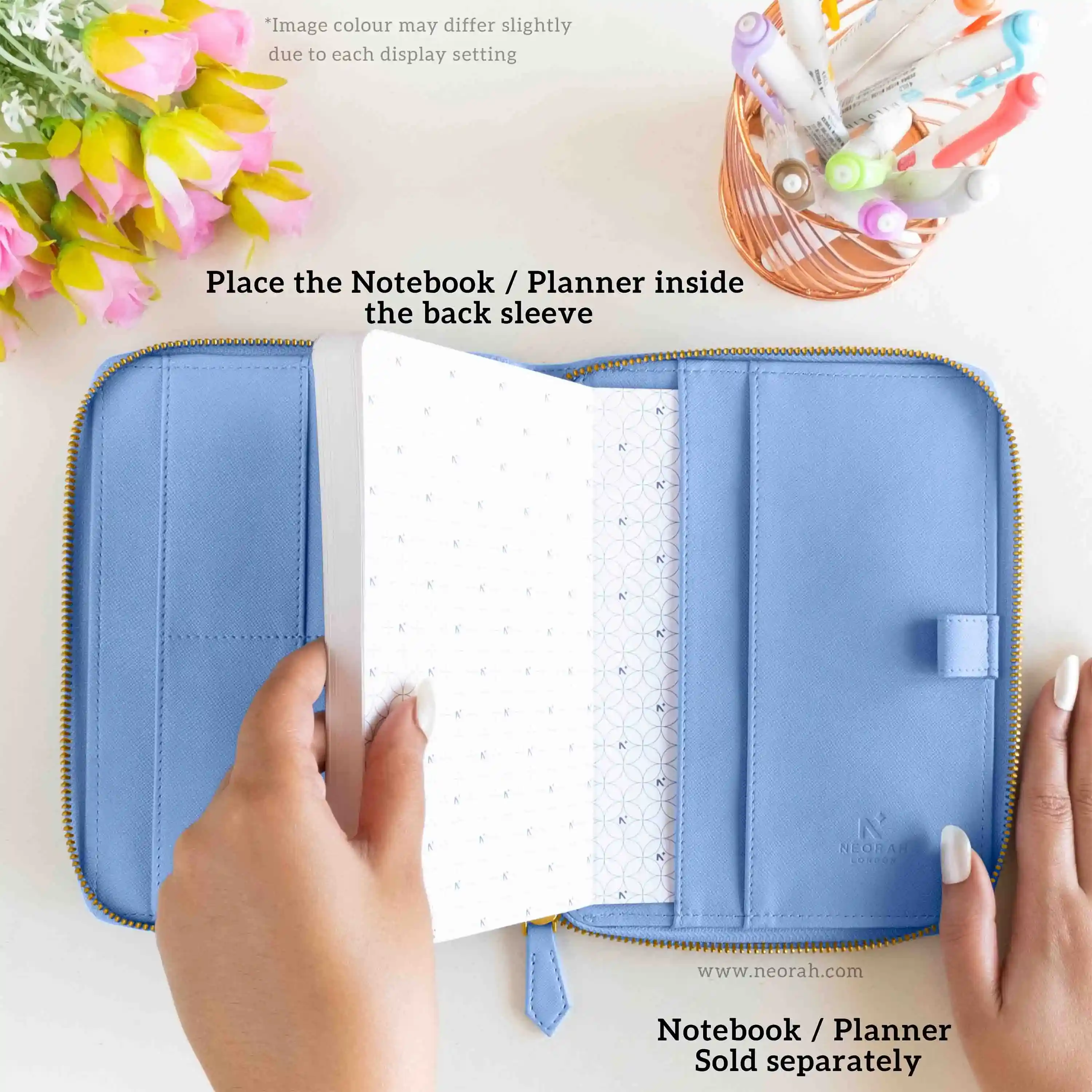 B6 - REFILLABLE QUILTED ORGANISER SLEEVE - ZIP - Image 62