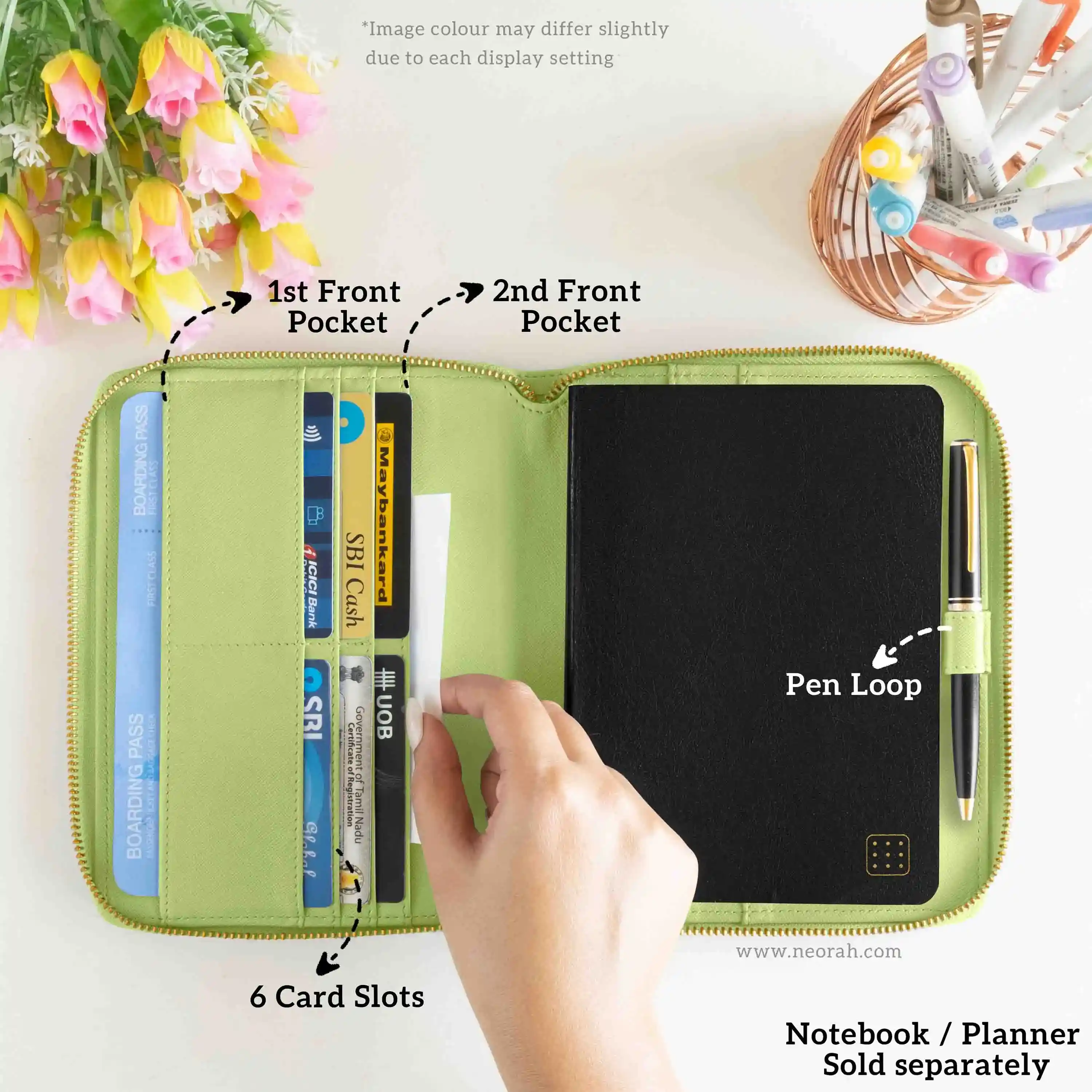 B6 - REFILLABLE QUILTED ORGANISER SLEEVE - ZIP - Image 70