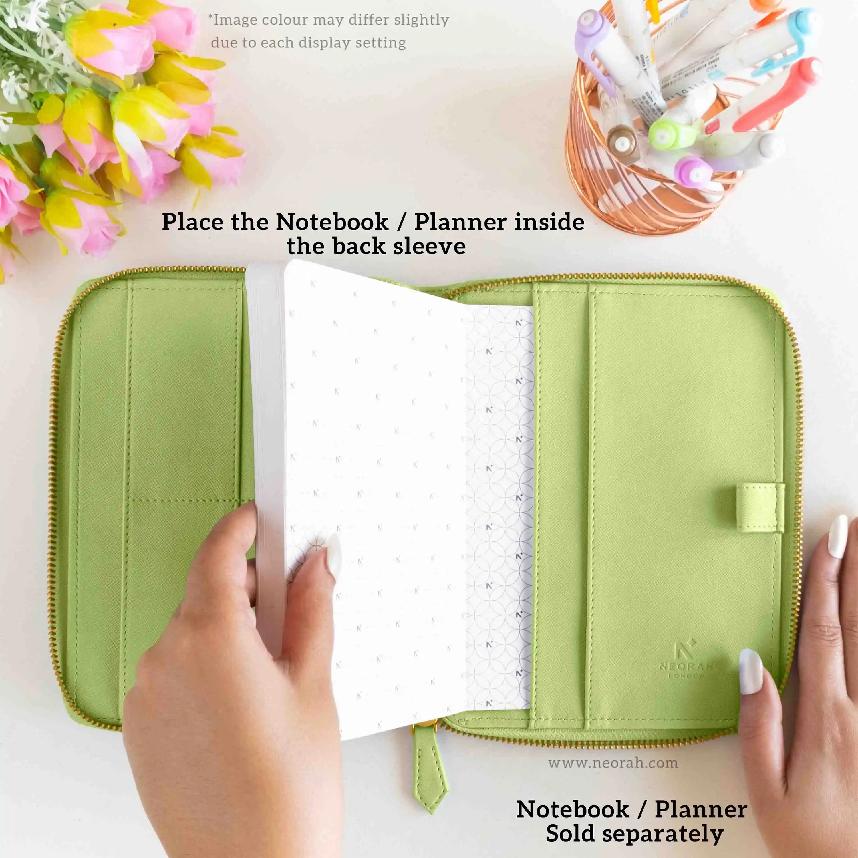 B6 - REFILLABLE QUILTED ORGANISER SLEEVE - ZIP - Image 71