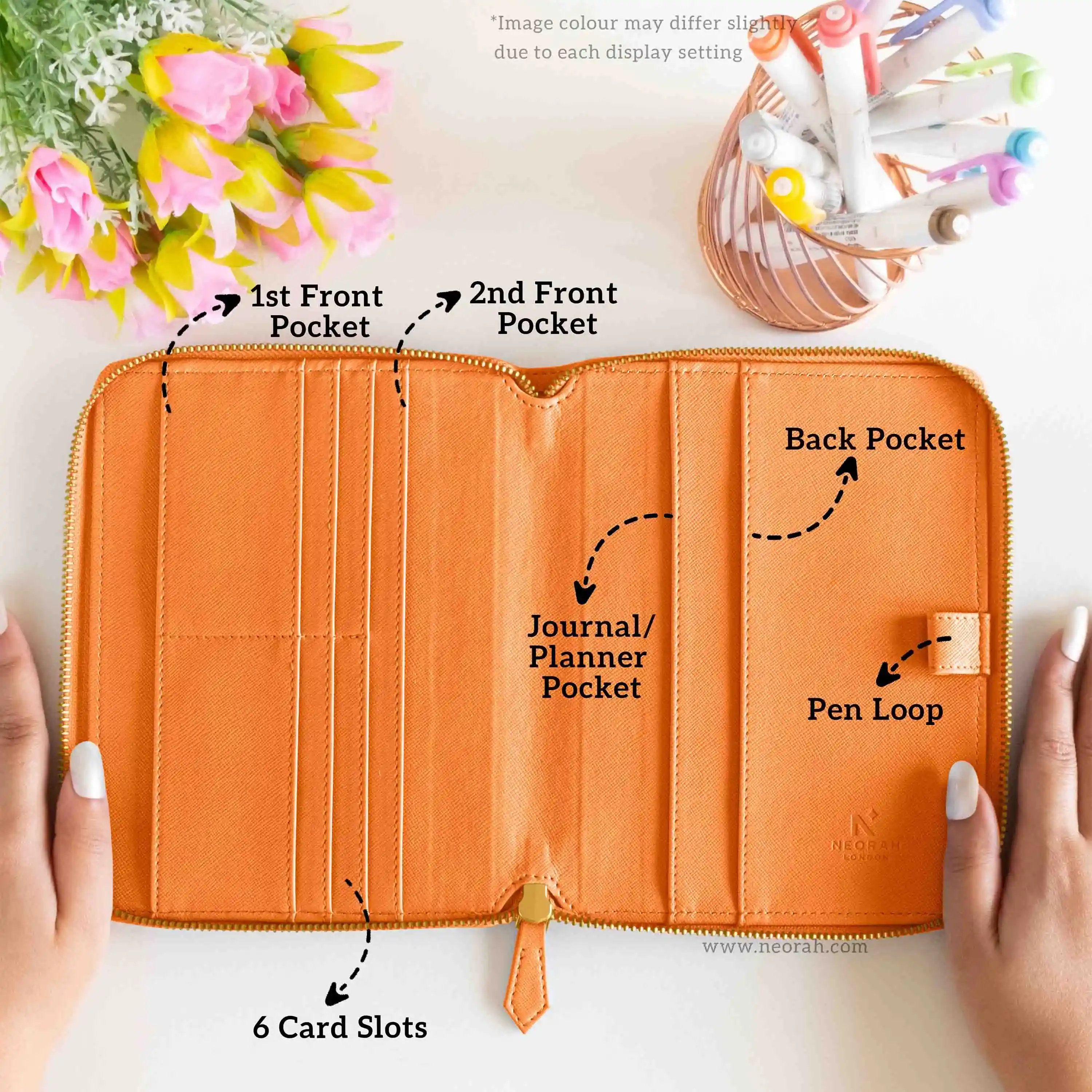 B6 - REFILLABLE QUILTED ORGANISER SLEEVE - ZIP - Image 76