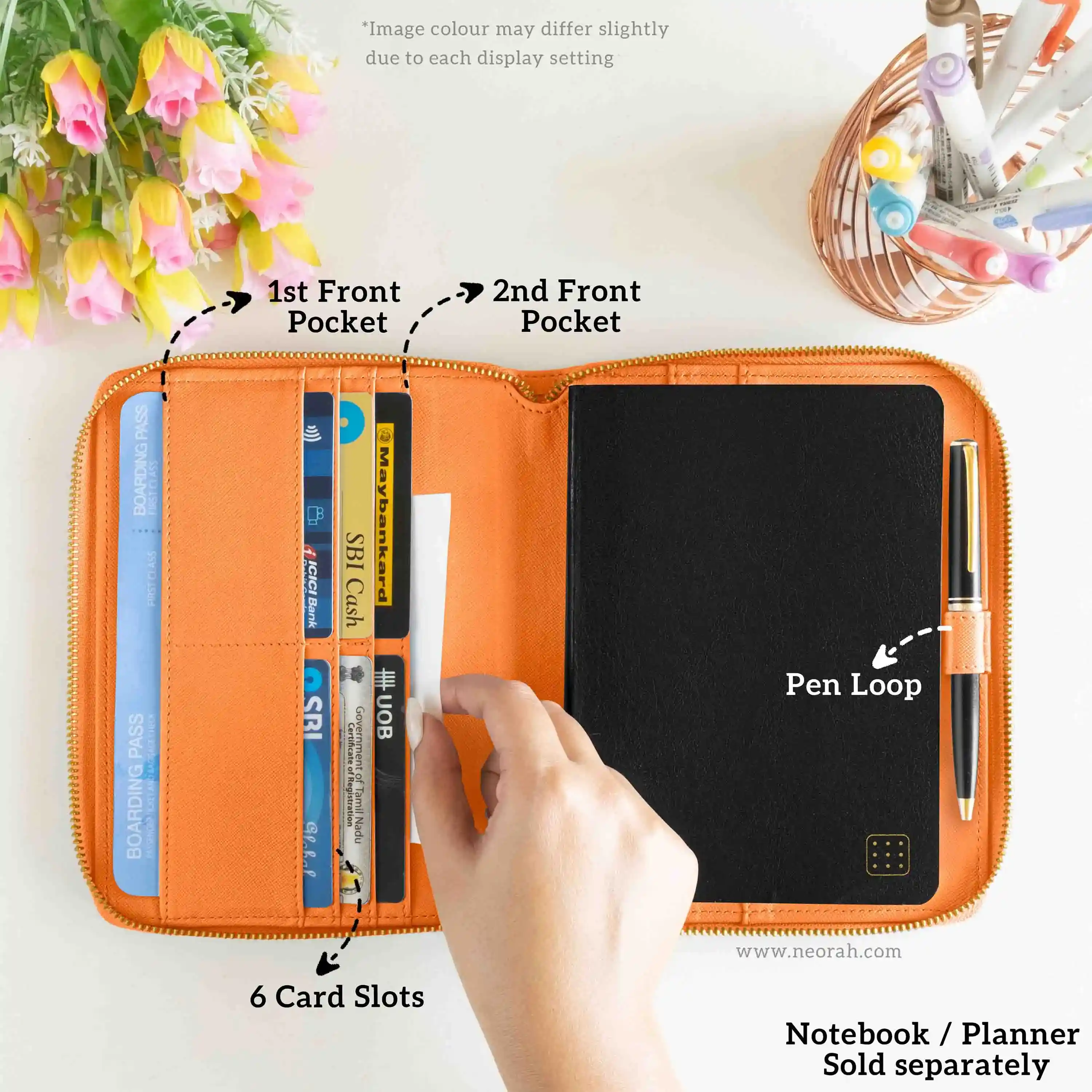 B6 - REFILLABLE QUILTED ORGANISER SLEEVE - ZIP - Image 78