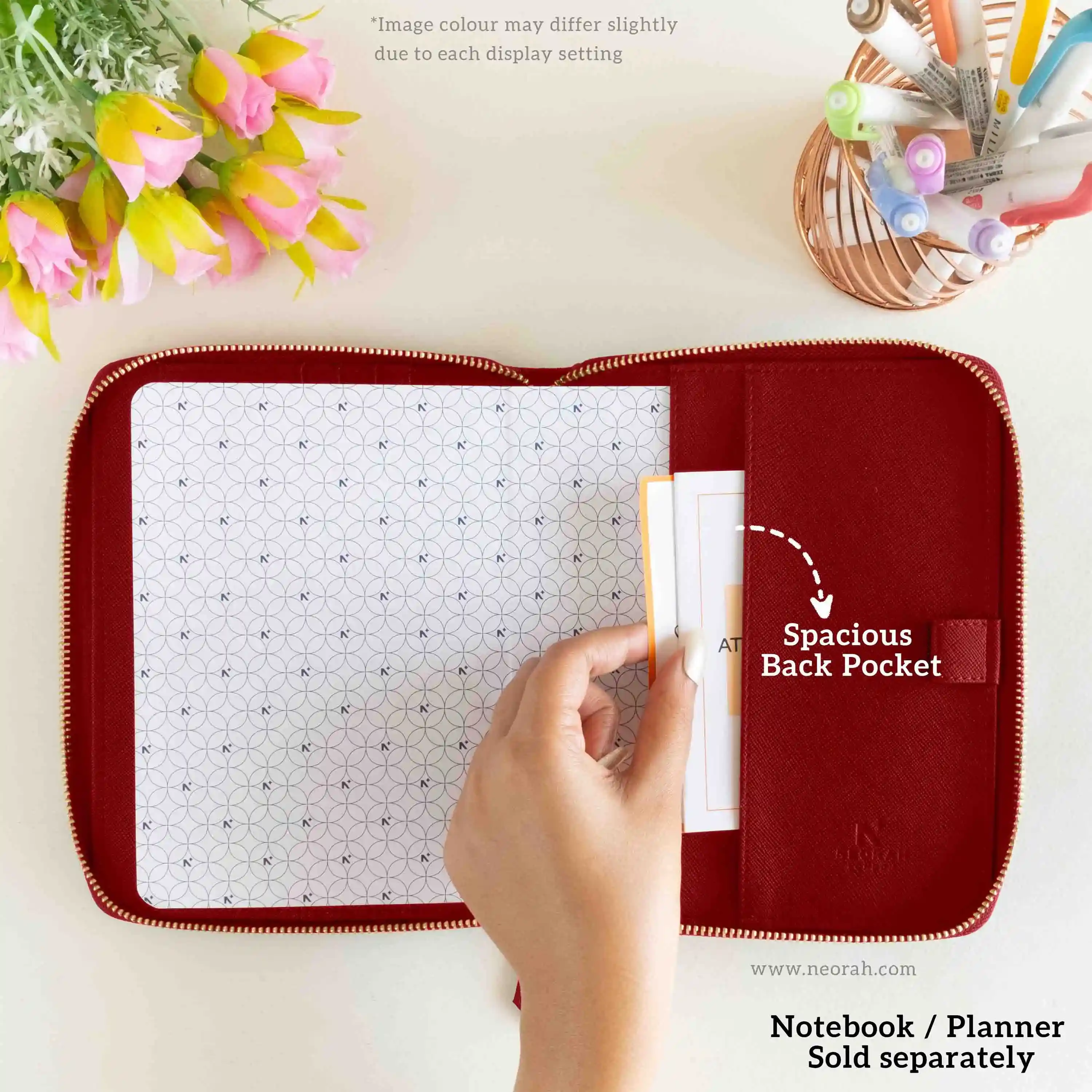 B6 - REFILLABLE QUILTED ORGANISER SLEEVE - ZIP - Image 90