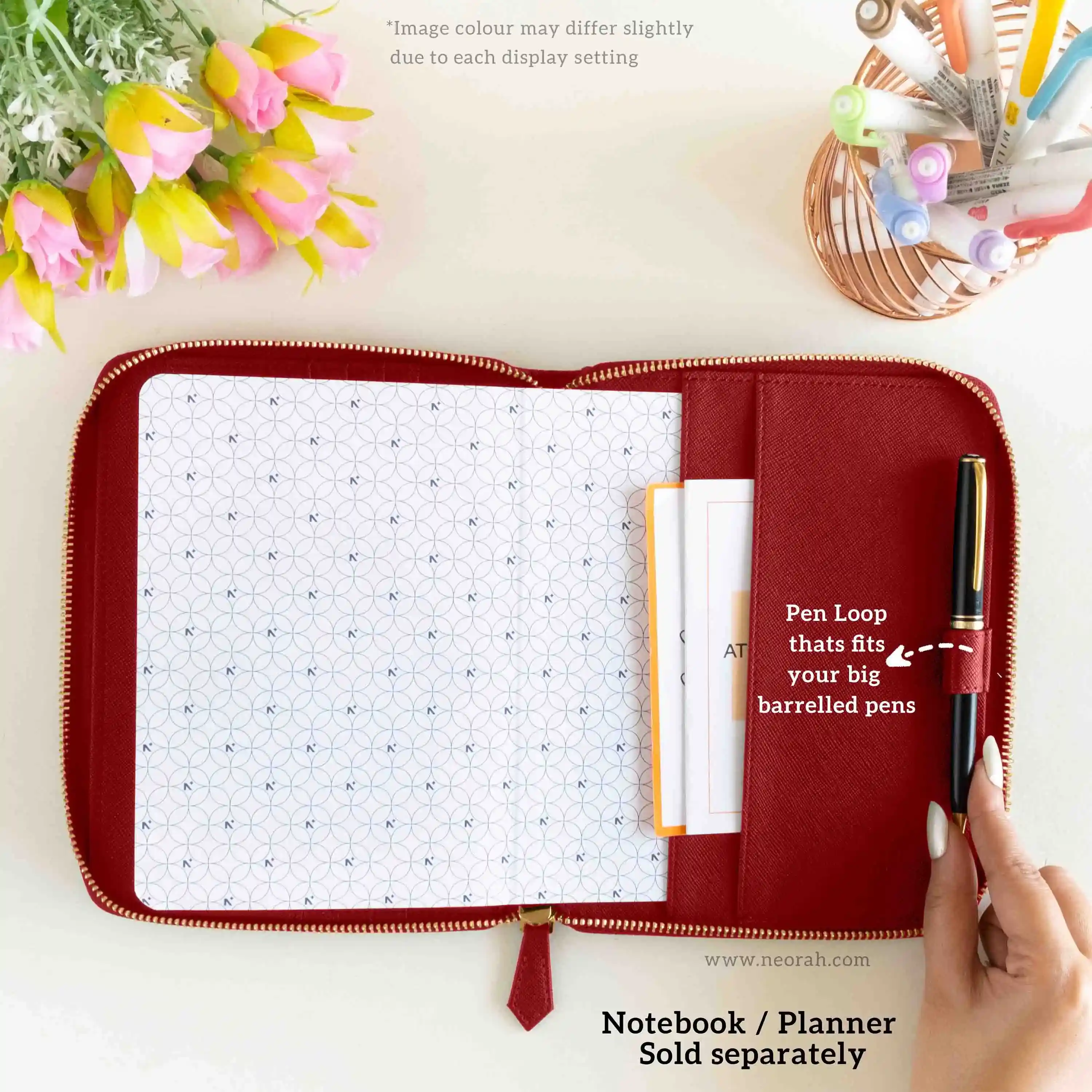 B6 - REFILLABLE QUILTED ORGANISER SLEEVE - ZIP - Image 91