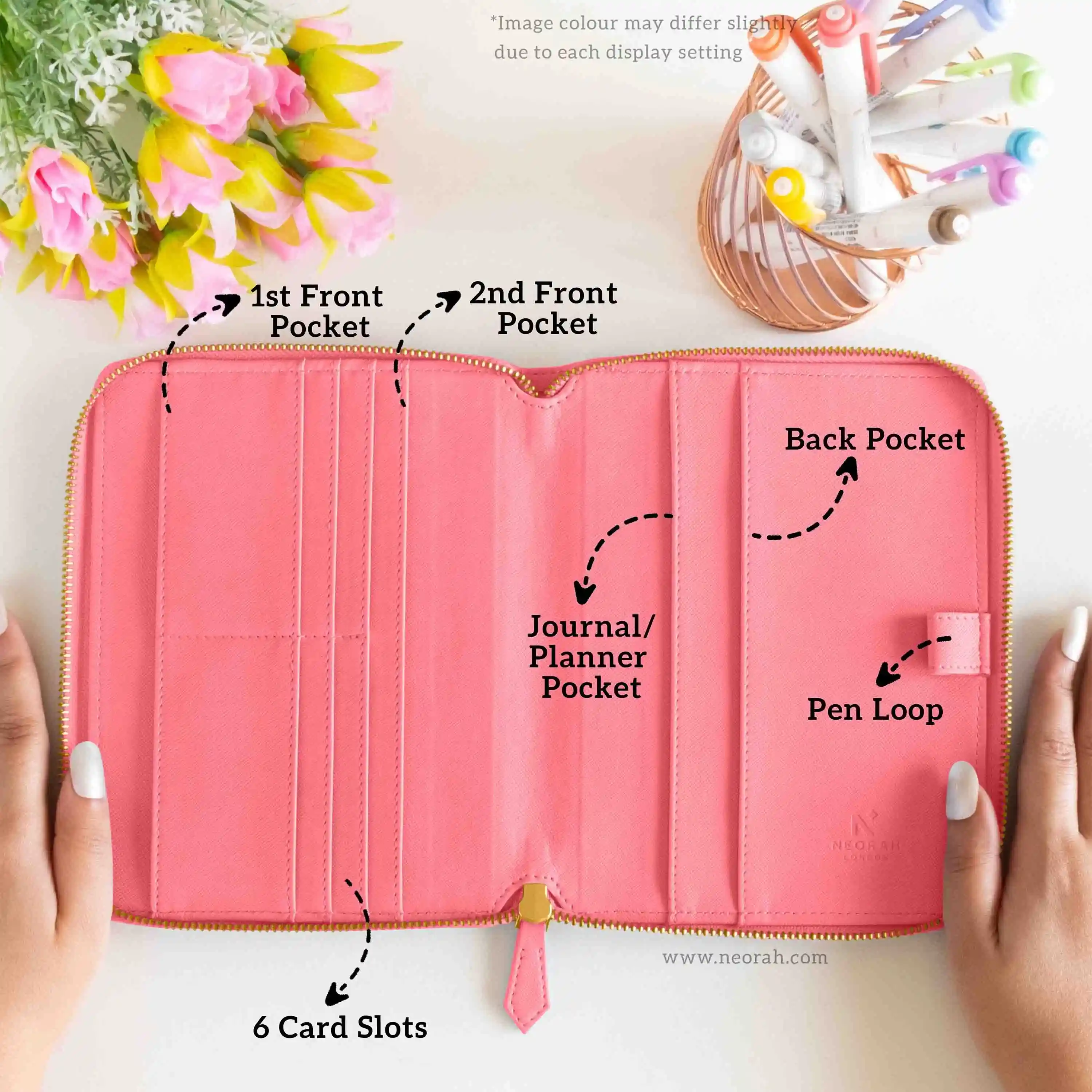B6 - REFILLABLE QUILTED ORGANISER SLEEVE - ZIP - Image 97