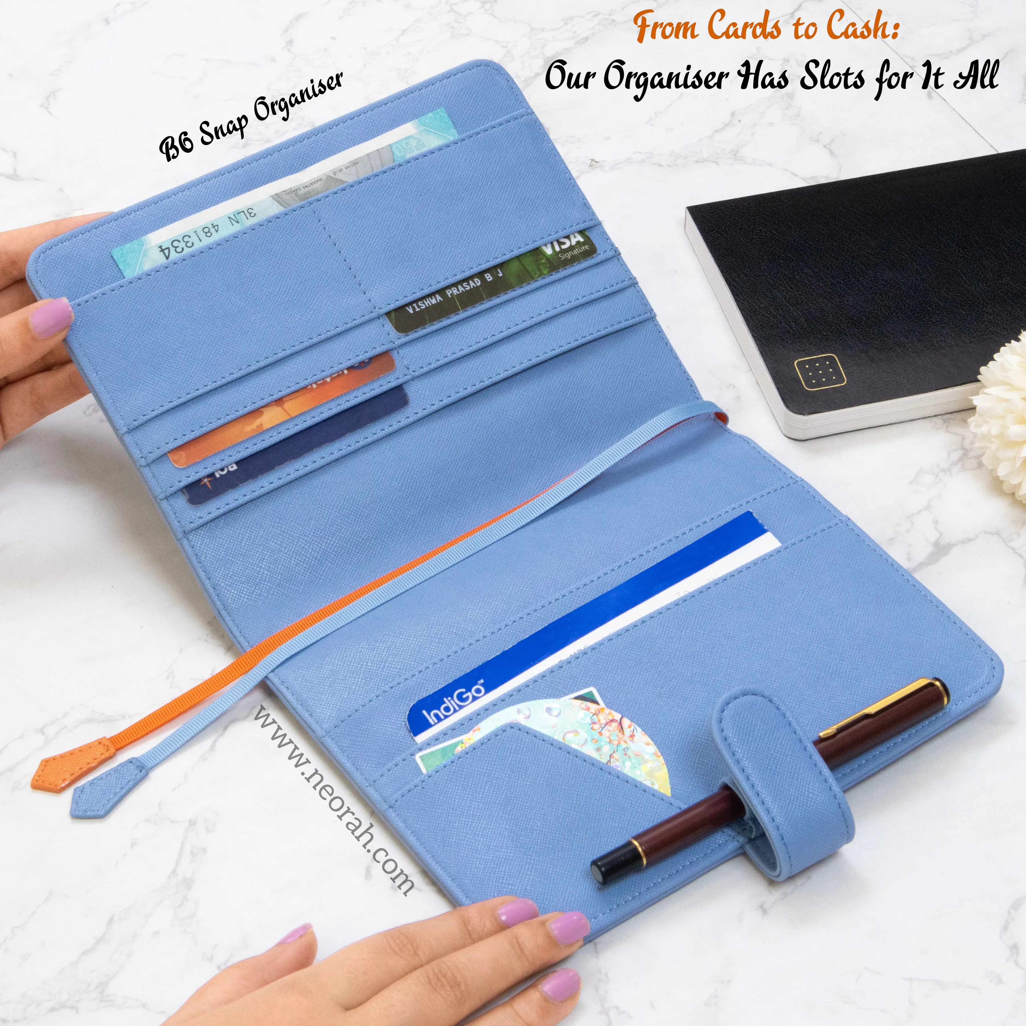 B6 - REFILLABLE ORGANISER SLEEVE - SNAP BUTTON - Image 114