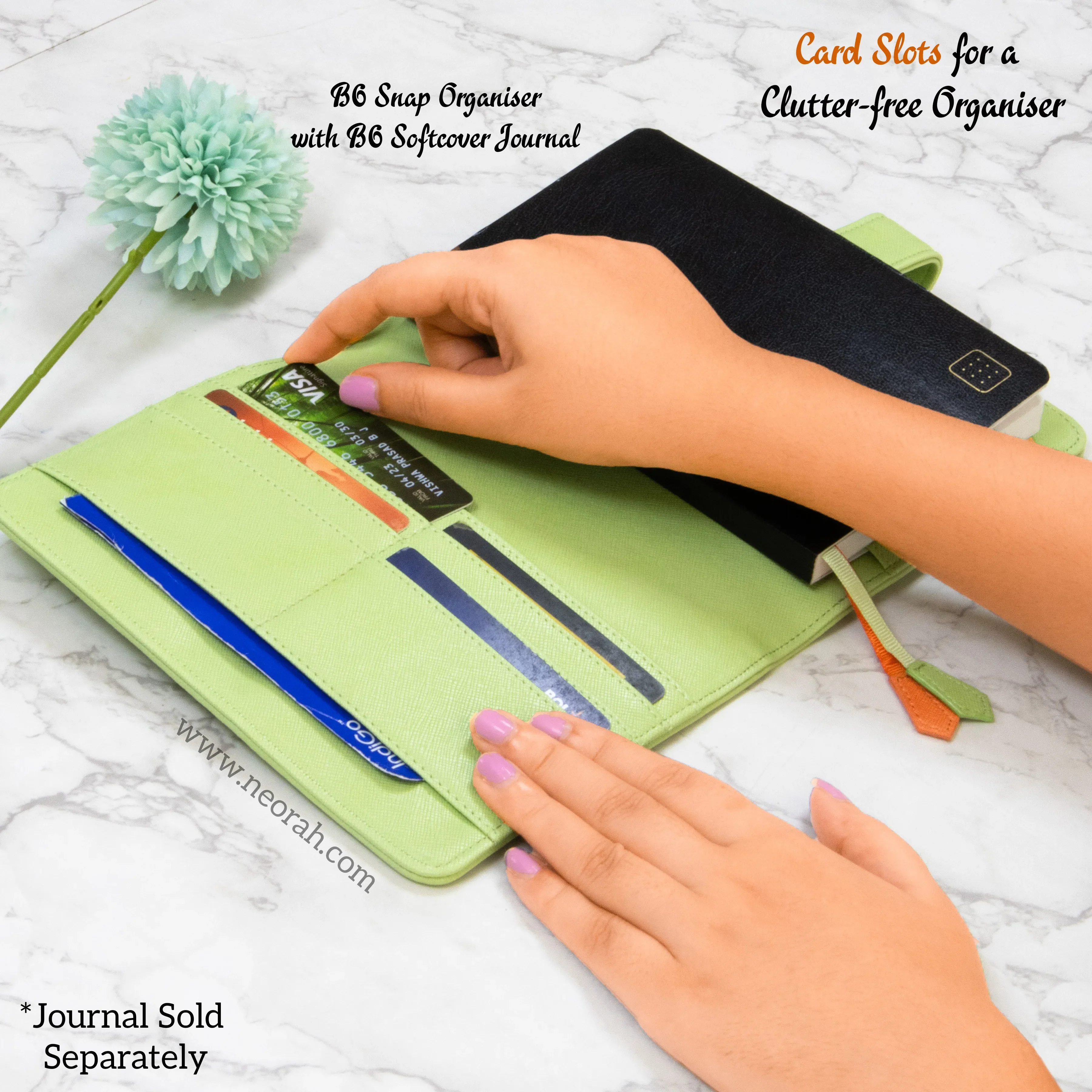 B6 - REFILLABLE ORGANISER SLEEVE - SNAP BUTTON - Image 128