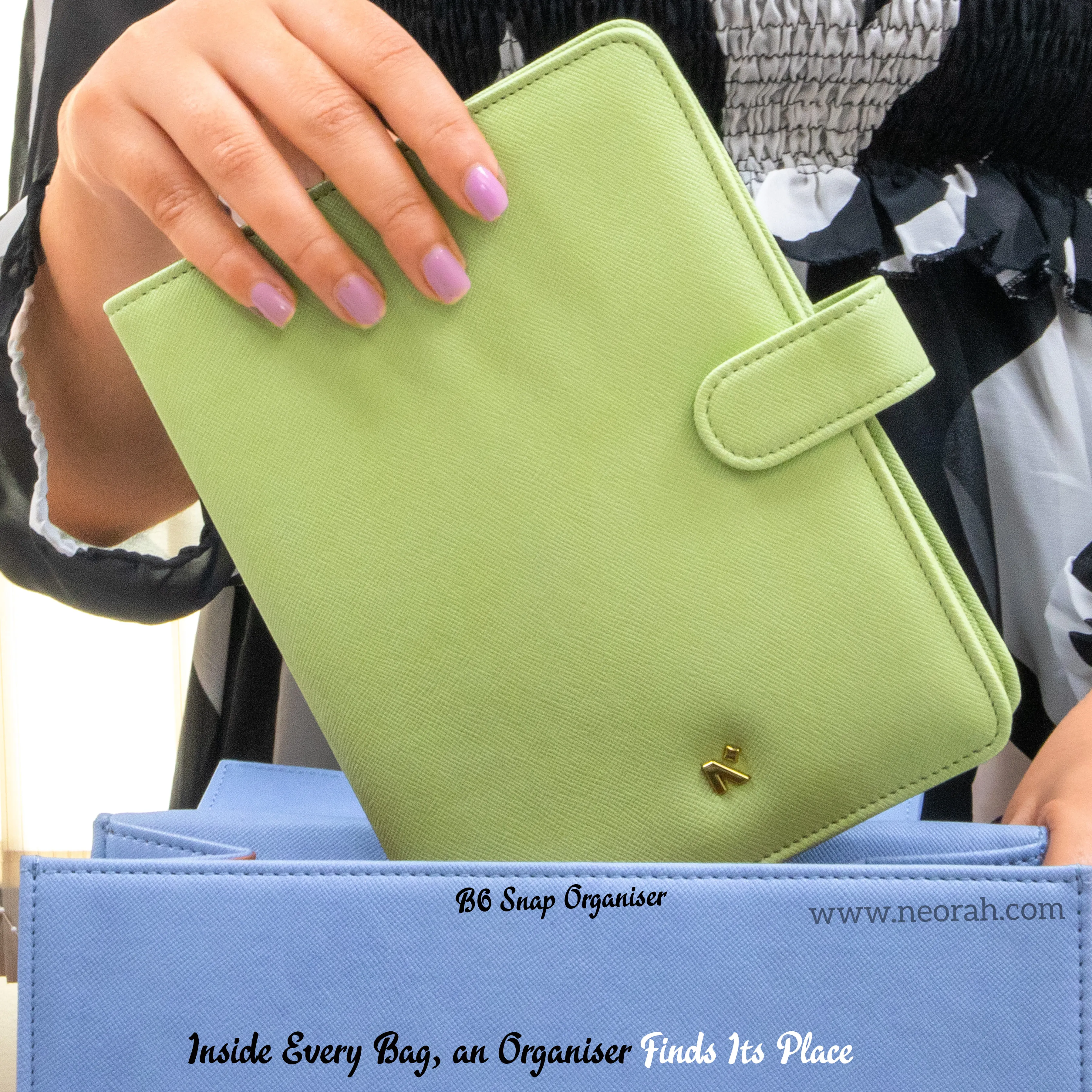 B6 - REFILLABLE ORGANISER SLEEVE - SNAP BUTTON - Image 129