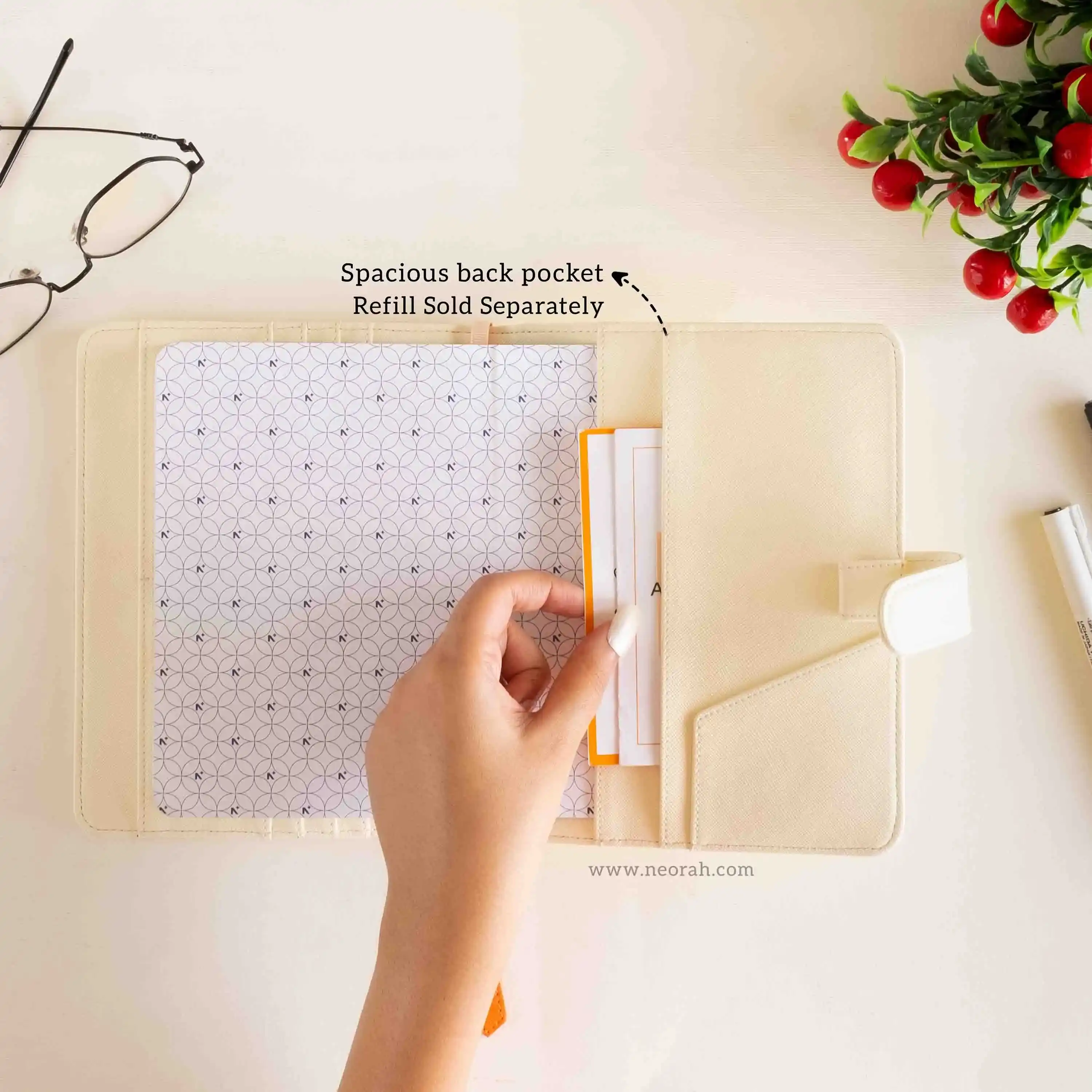 B6 - REFILLABLE ORGANISER SLEEVE - SNAP BUTTON - Image 21
