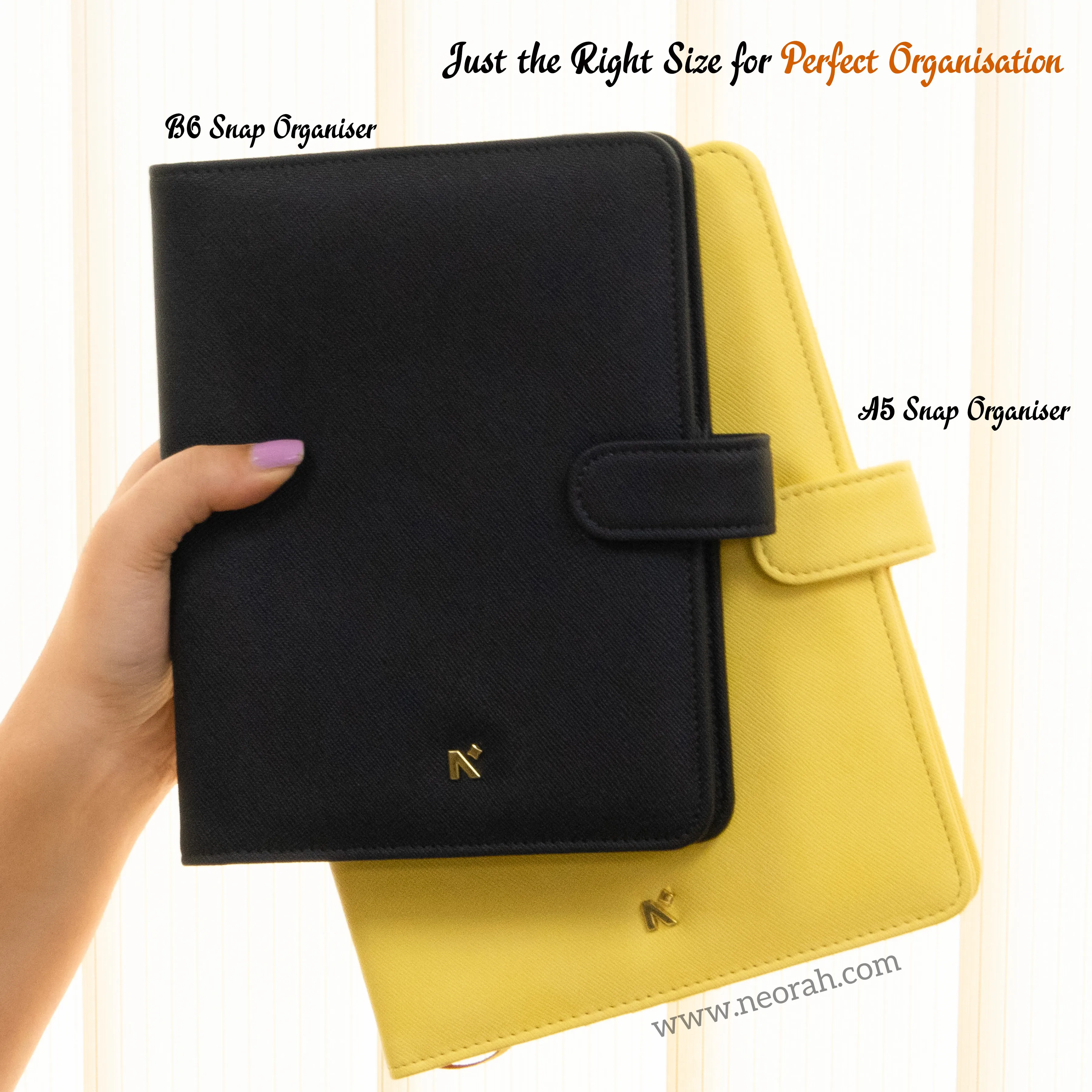 B6 - REFILLABLE ORGANISER SLEEVE - SNAP BUTTON - Image 38