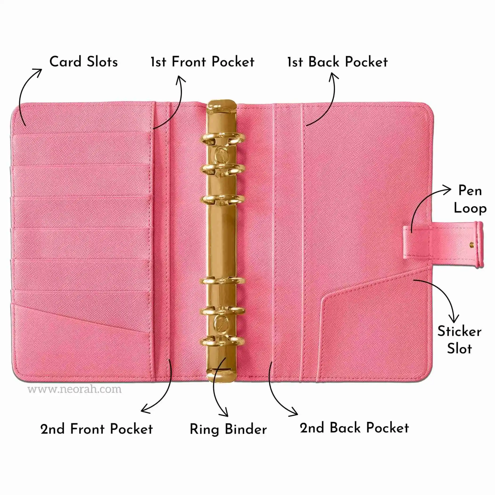 B6 - RING BINDER ORGANISER - SNAP BUTTON - Image 12