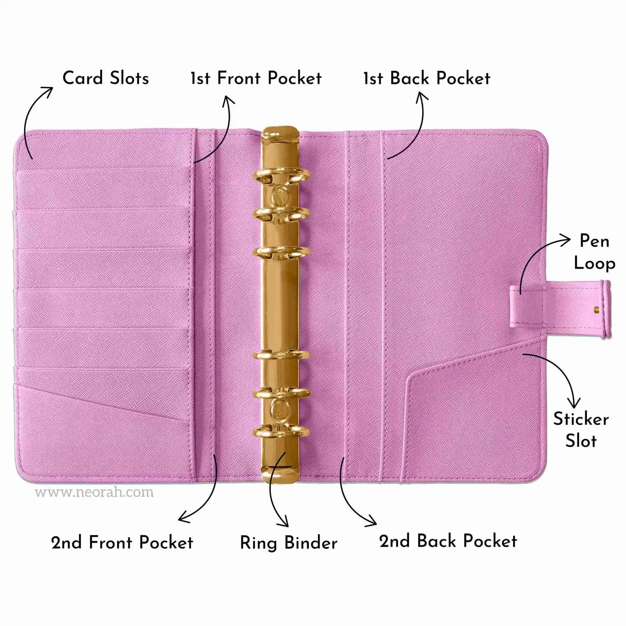 B6 - RING BINDER ORGANISER - SNAP BUTTON - Image 21