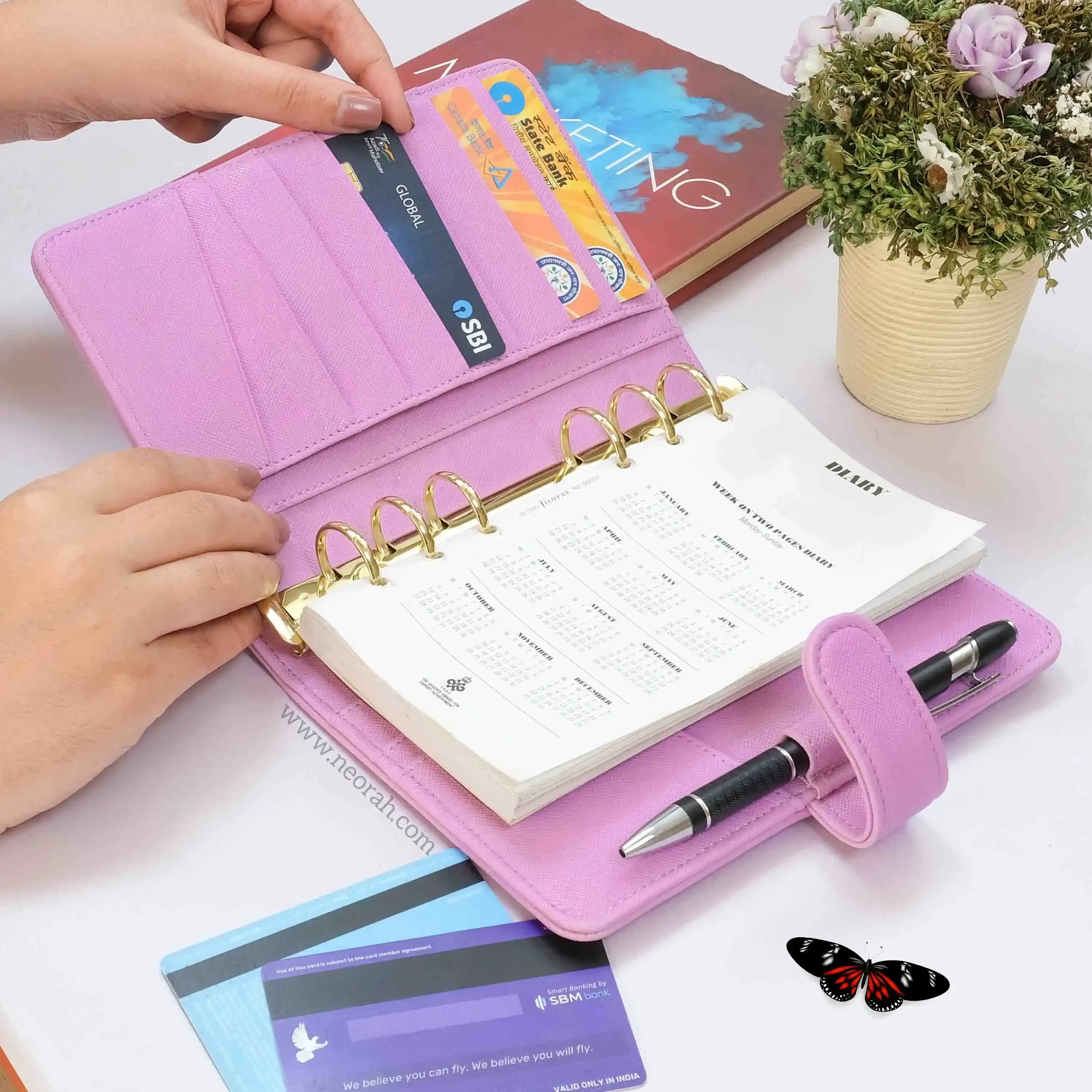 B6 - RING BINDER ORGANISER - SNAP BUTTON - Image 23