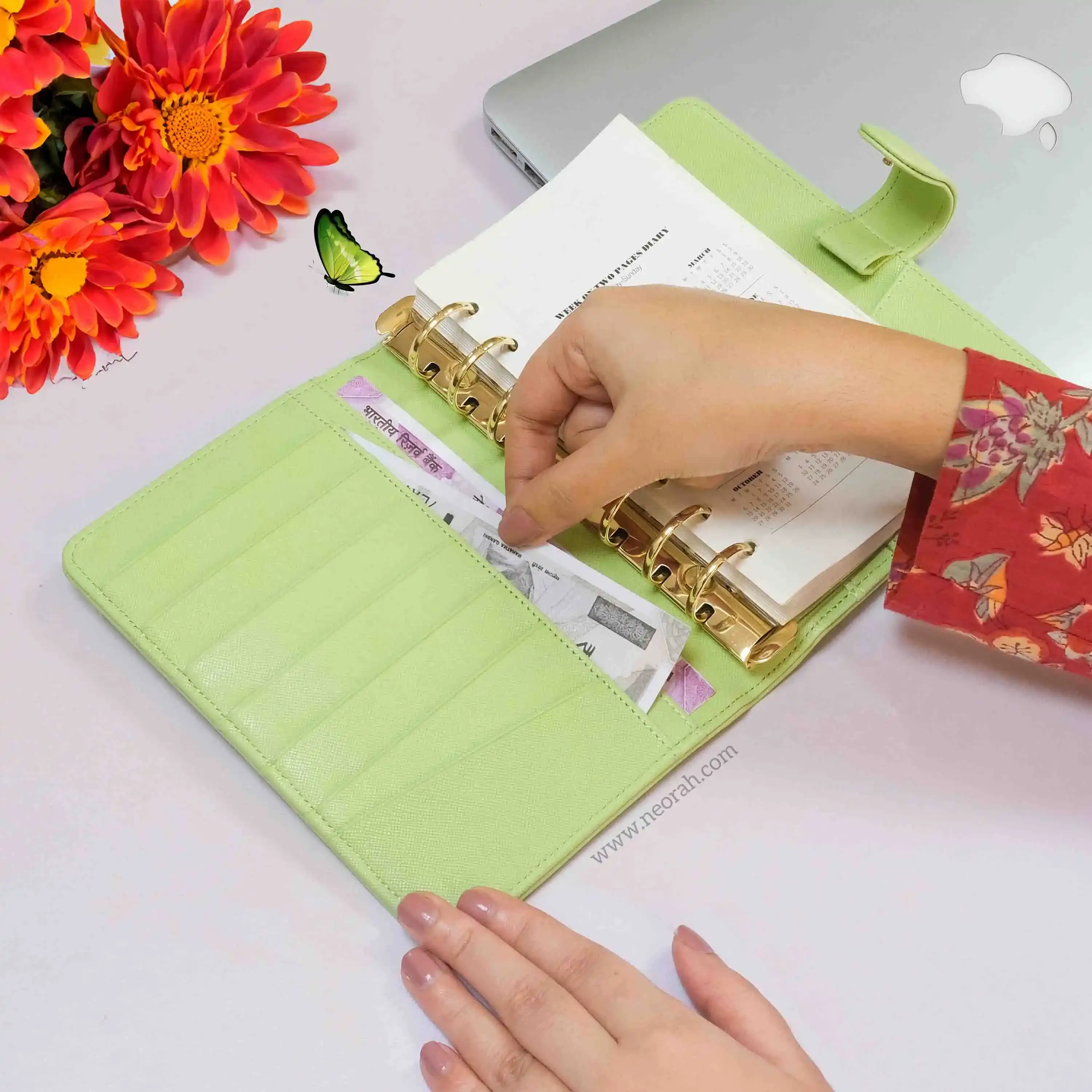B6 - RING BINDER ORGANISER - SNAP BUTTON - Image 46