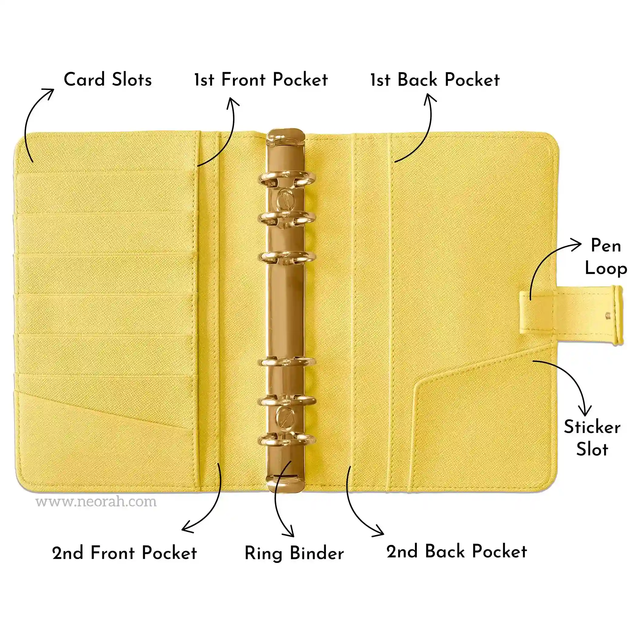 B6 - RING BINDER ORGANISER - SNAP BUTTON - Image 56