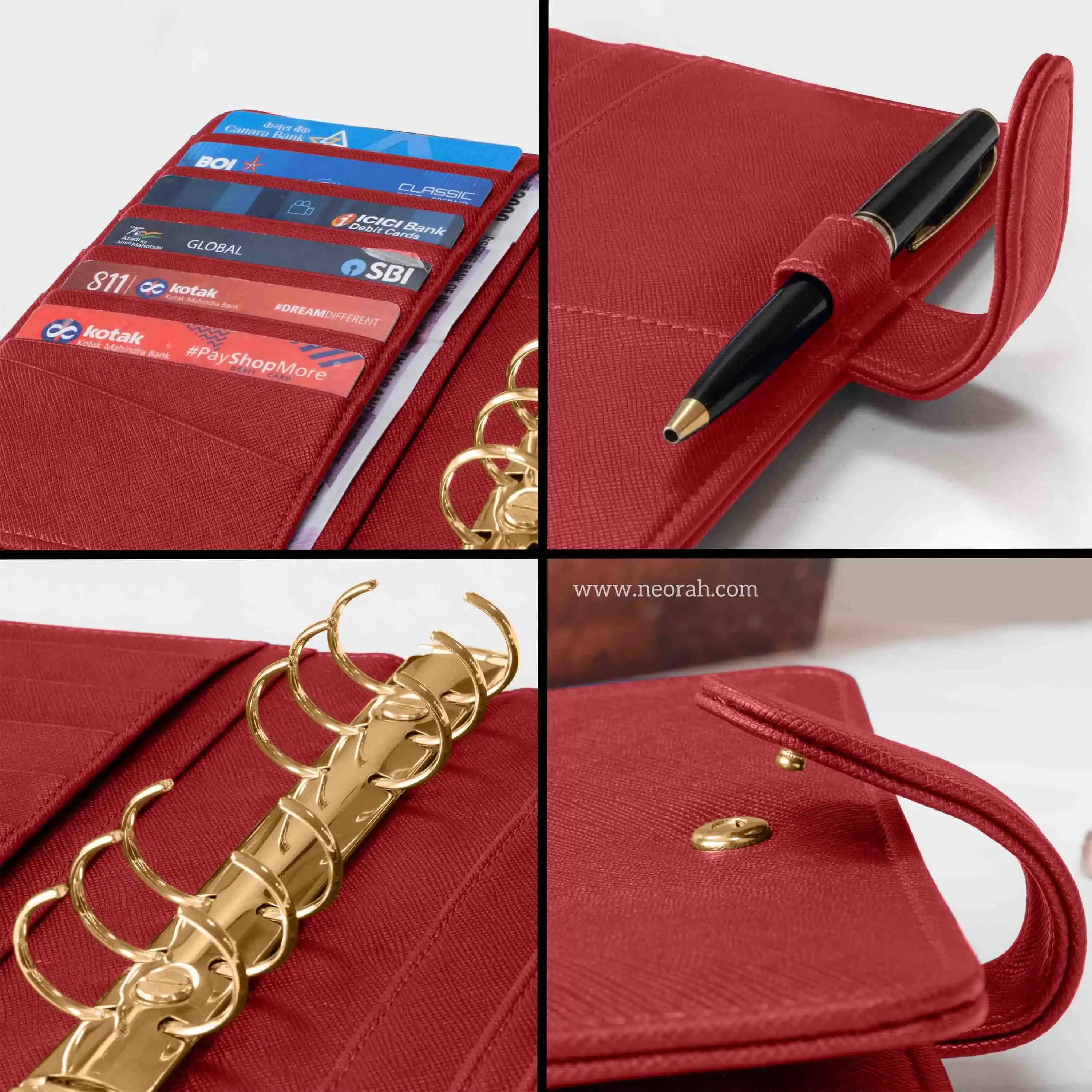 B6 - RING BINDER ORGANISER - SNAP BUTTON - Image 9