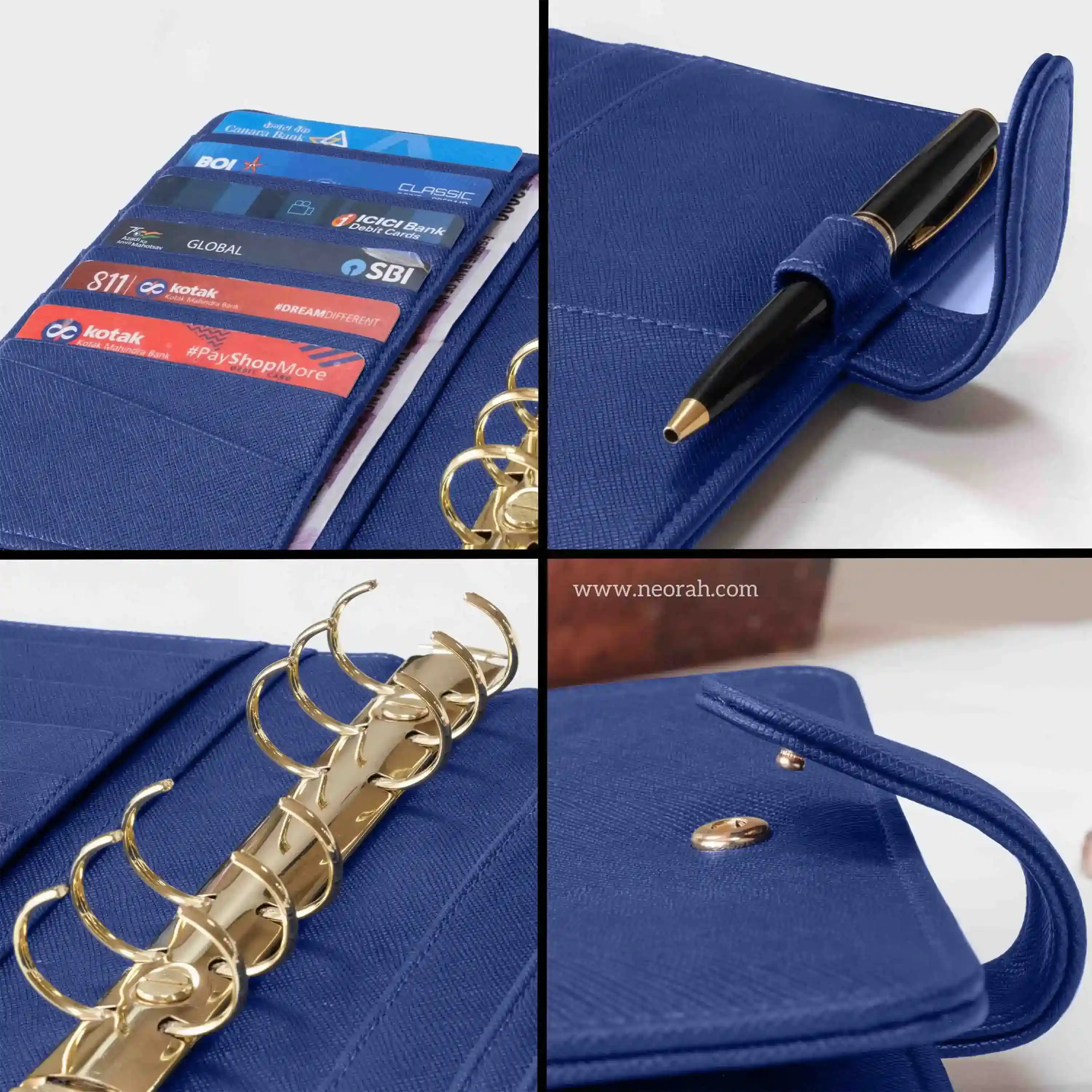 B6 - RING BINDER ORGANISER - SNAP BUTTON - Image 95