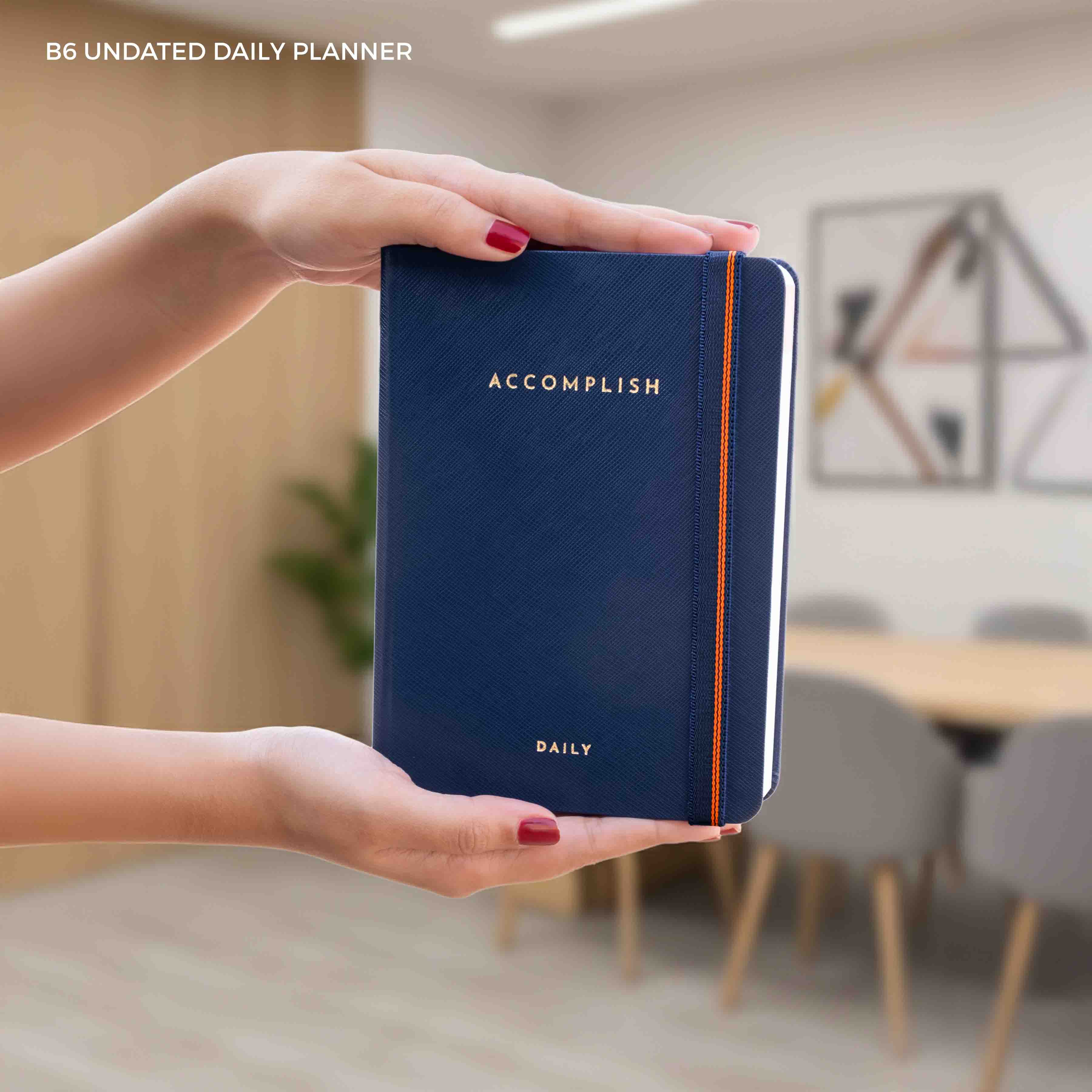 B6 - UNDATED - DAILY PLANNER - HARD COVER - Image 19