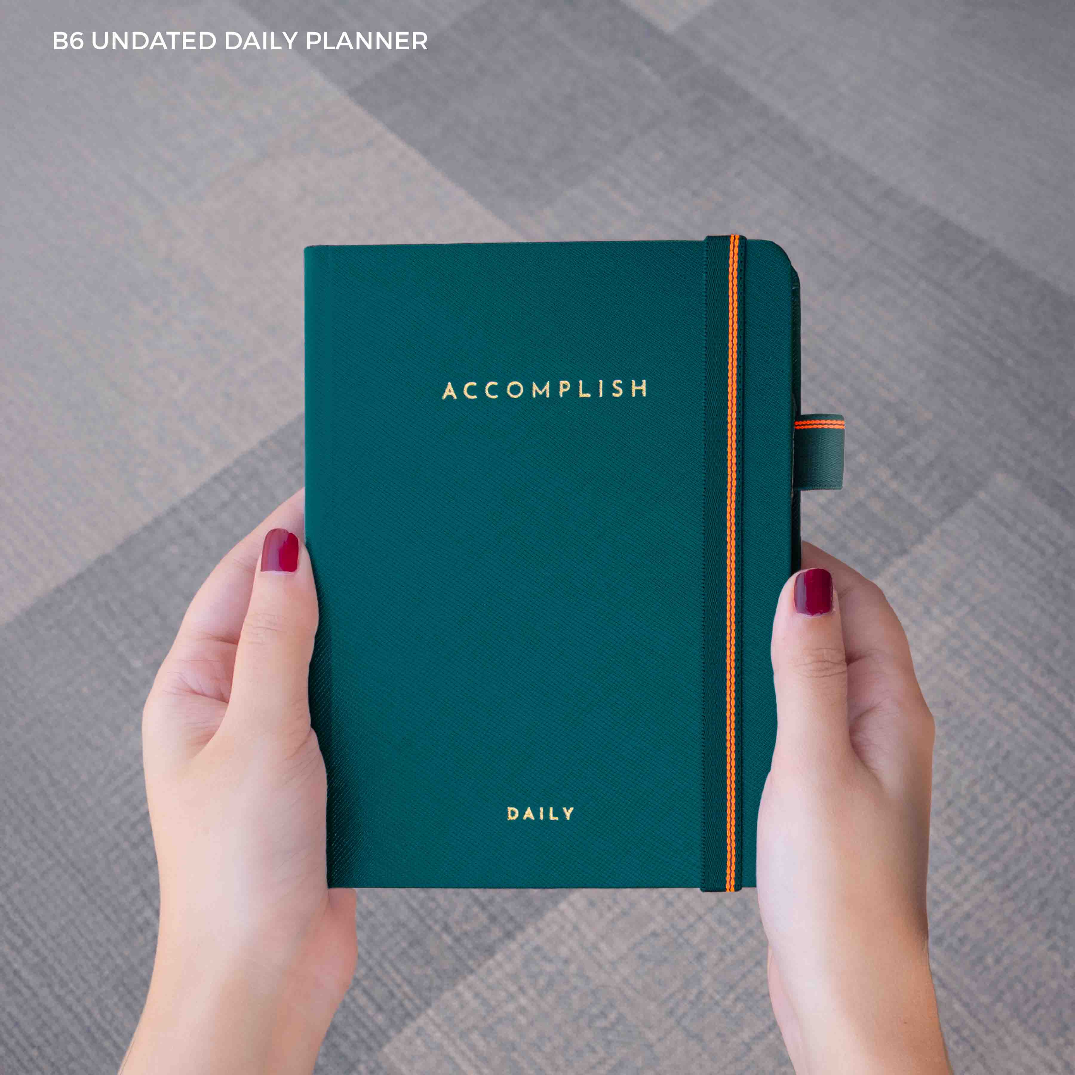 B6 - UNDATED - DAILY PLANNER - HARD COVER - Image 25