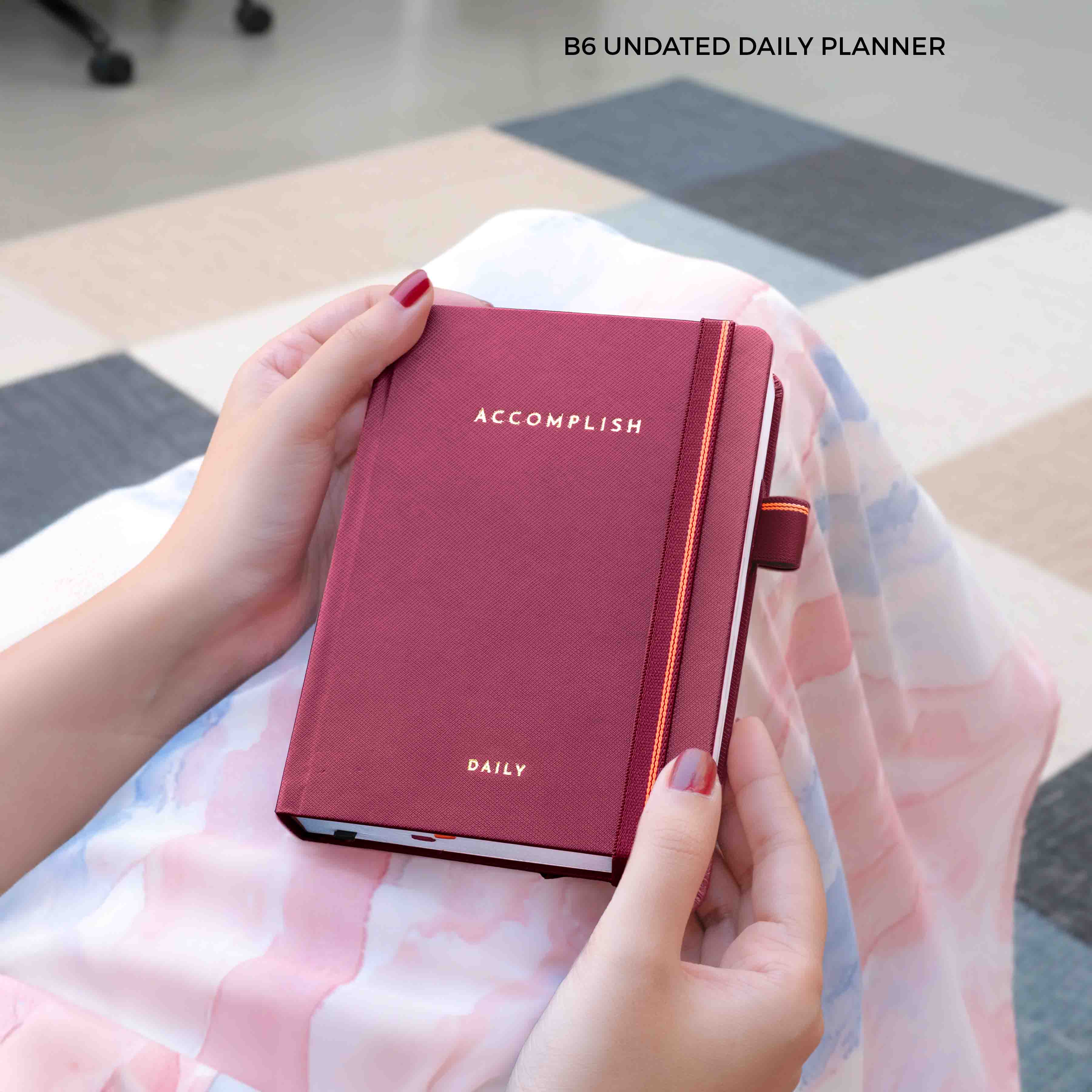 B6 - UNDATED - DAILY PLANNER - HARD COVER - Image 27