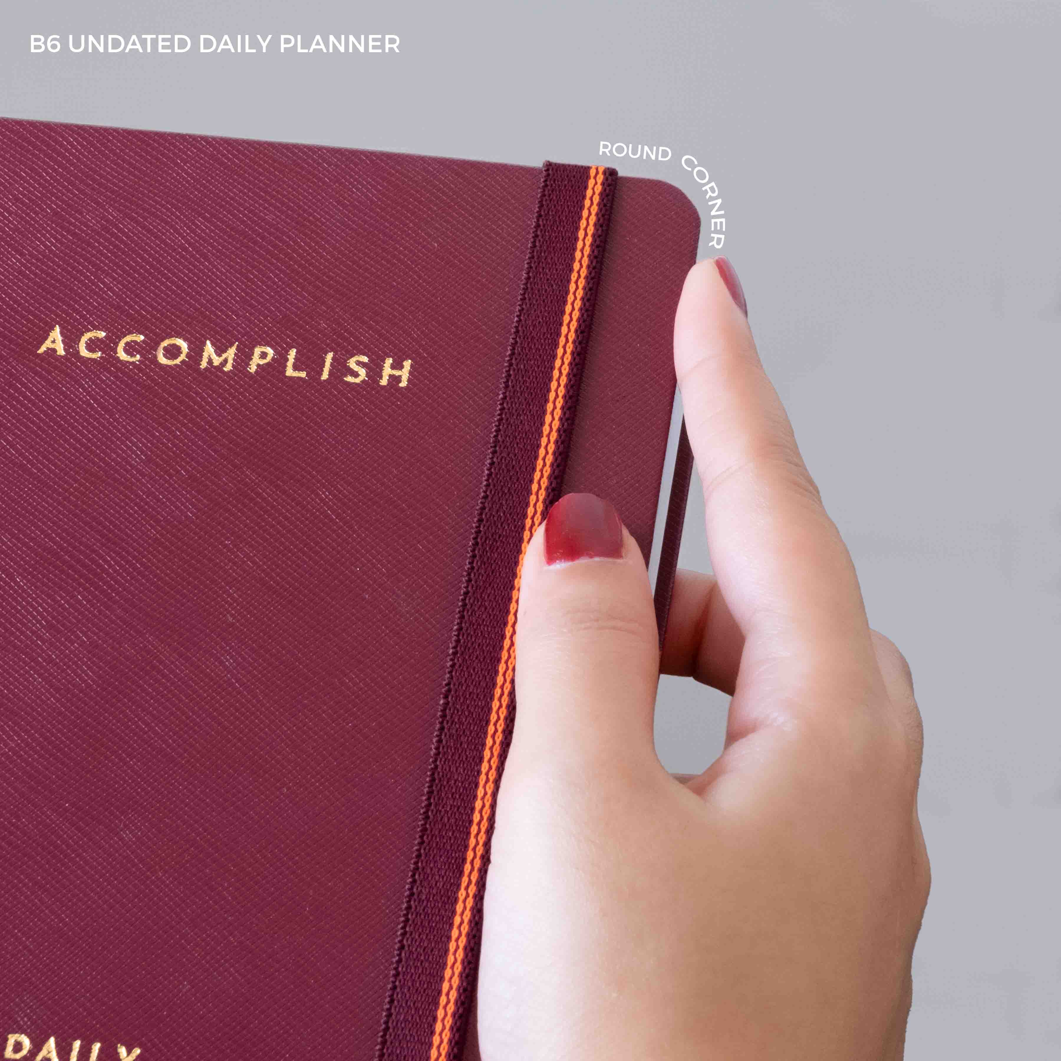 B6 - UNDATED - DAILY PLANNER - HARD COVER - Image 29