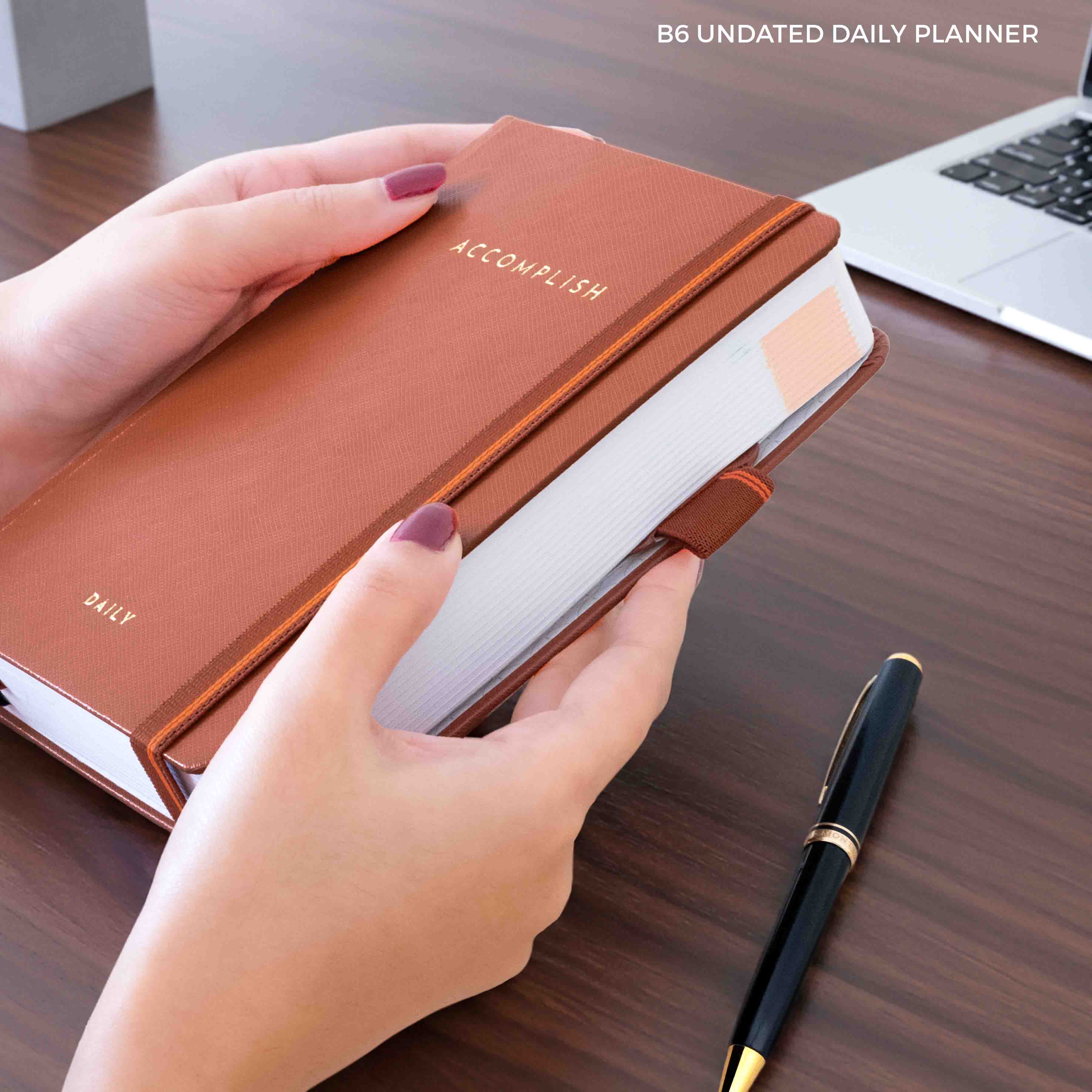 B6 - UNDATED - DAILY PLANNER - HARD COVER - Image 32