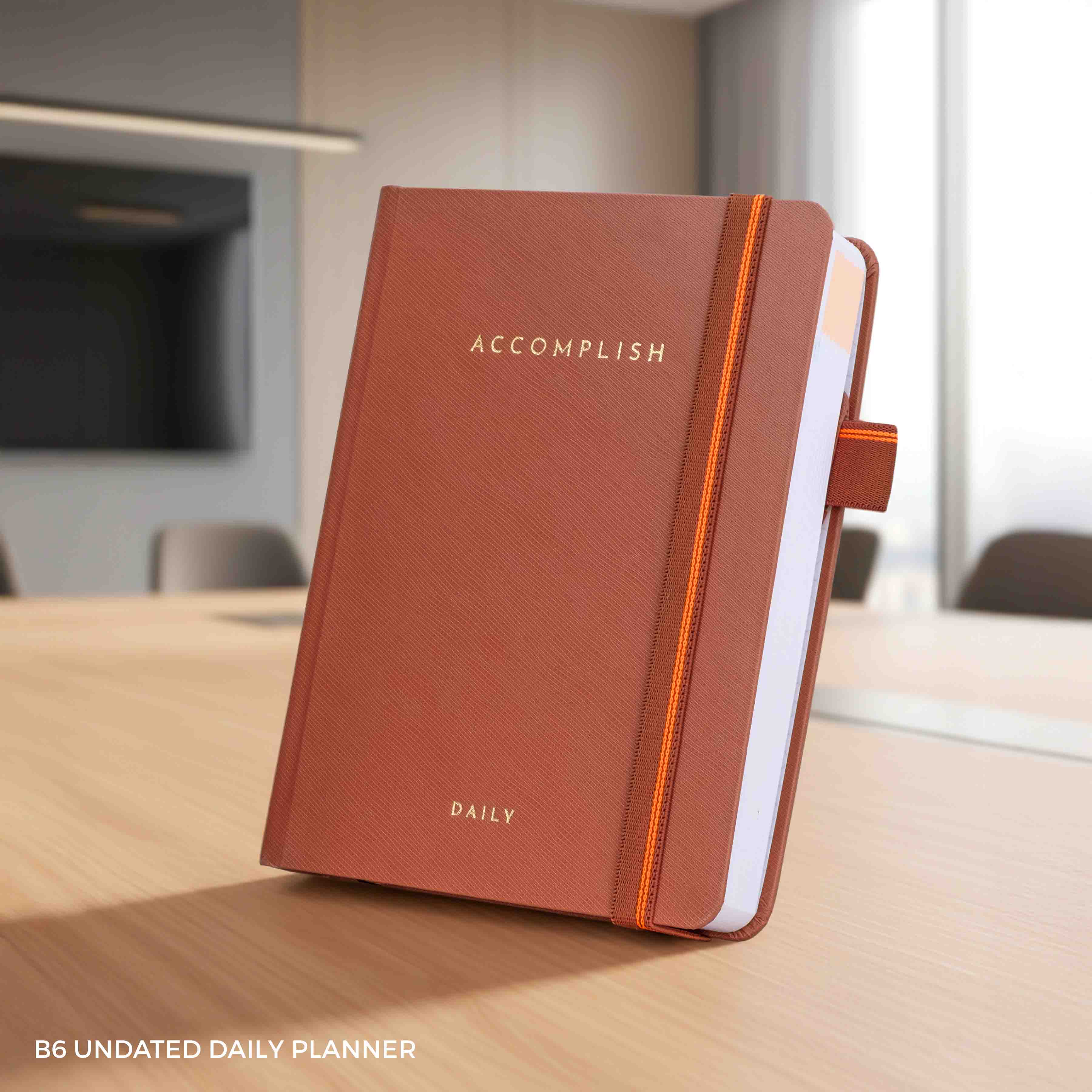 B6 - UNDATED - DAILY PLANNER - HARD COVER - Image 33