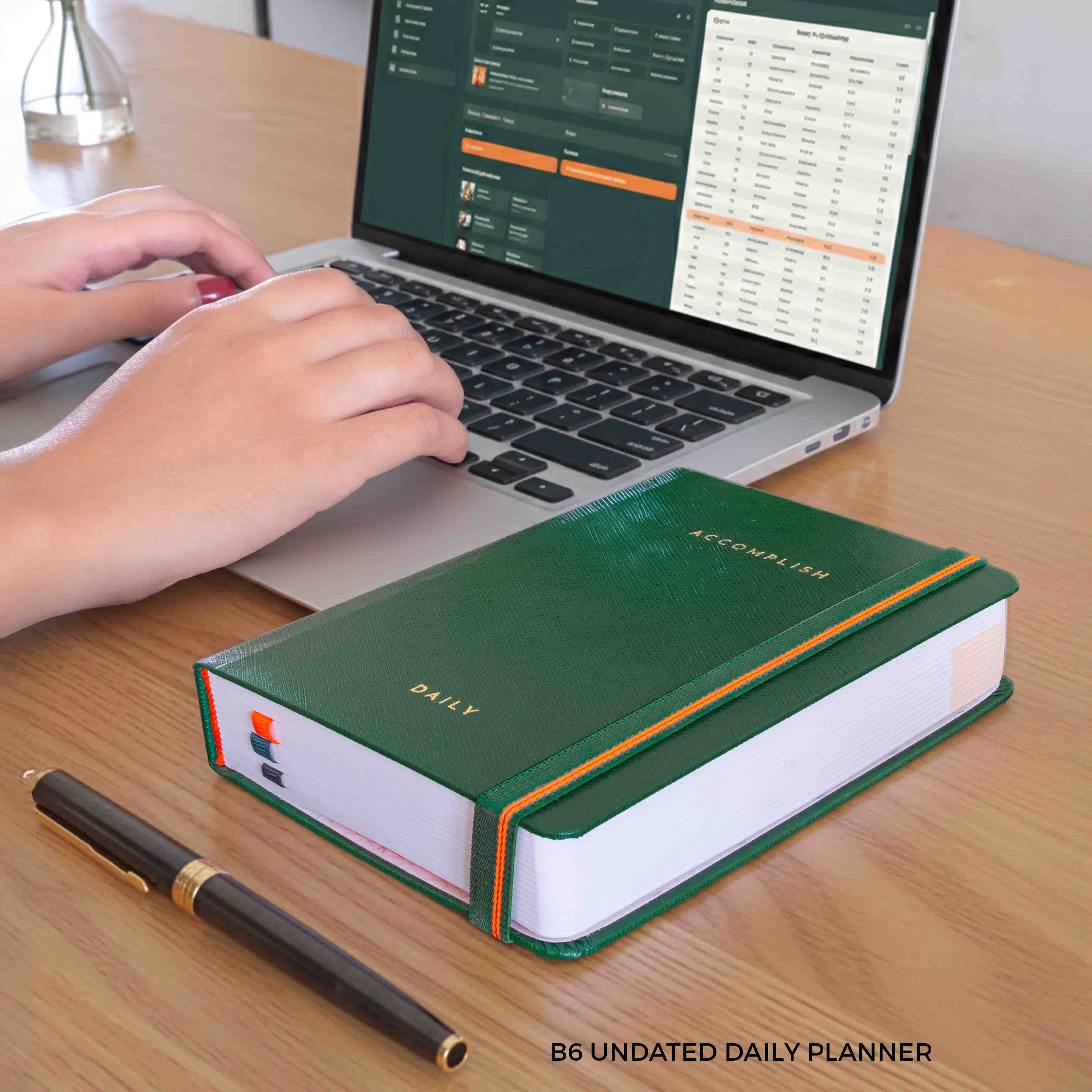 B6 - UNDATED - DAILY PLANNER - HARD COVER - Image 42