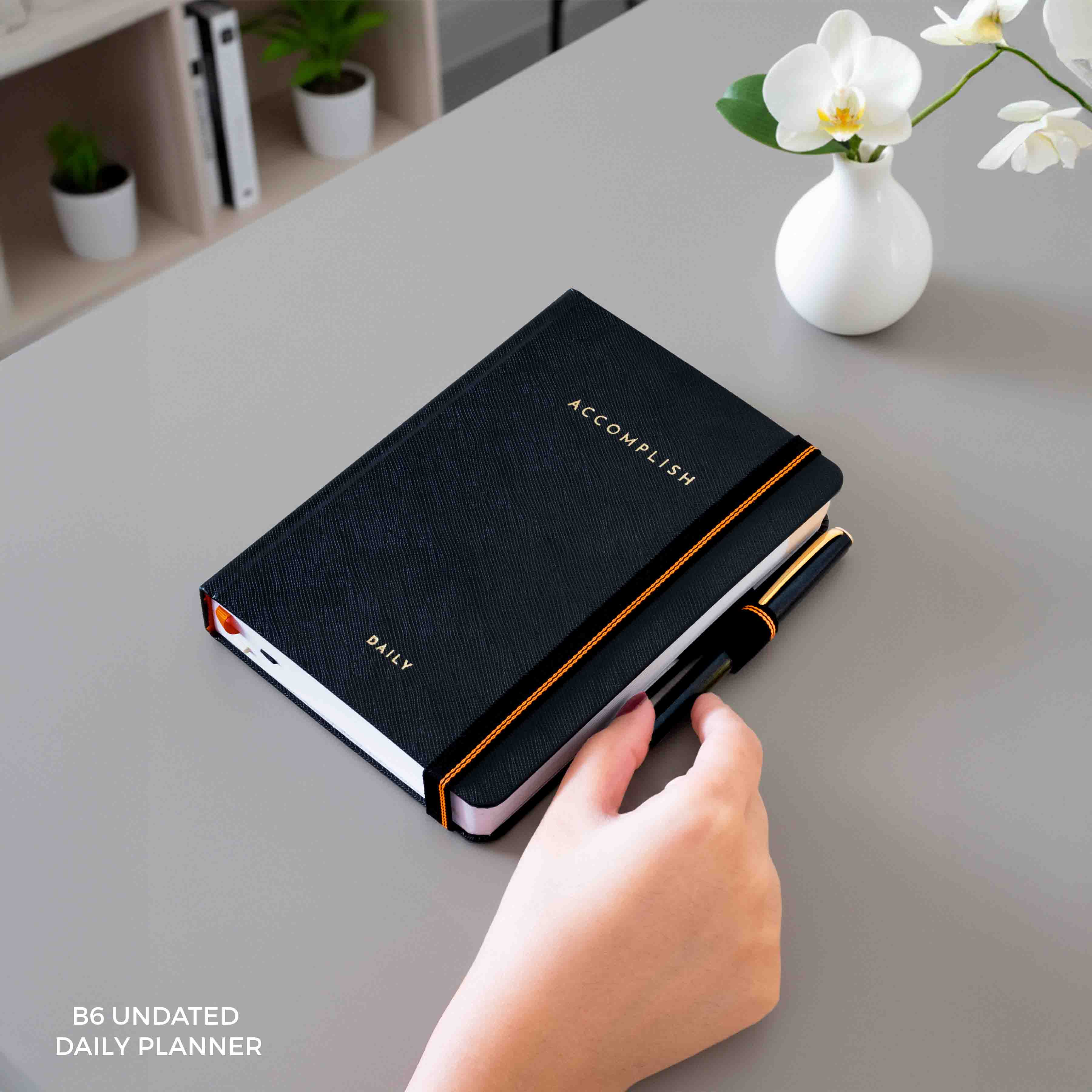 B6 - UNDATED - DAILY PLANNER - HARD COVER - Image 50