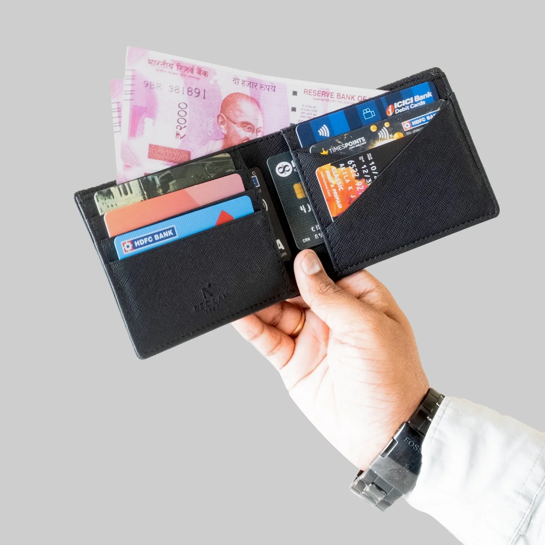 BIFOLD WALLET FOR MEN + KEYCHAIN - Image 6