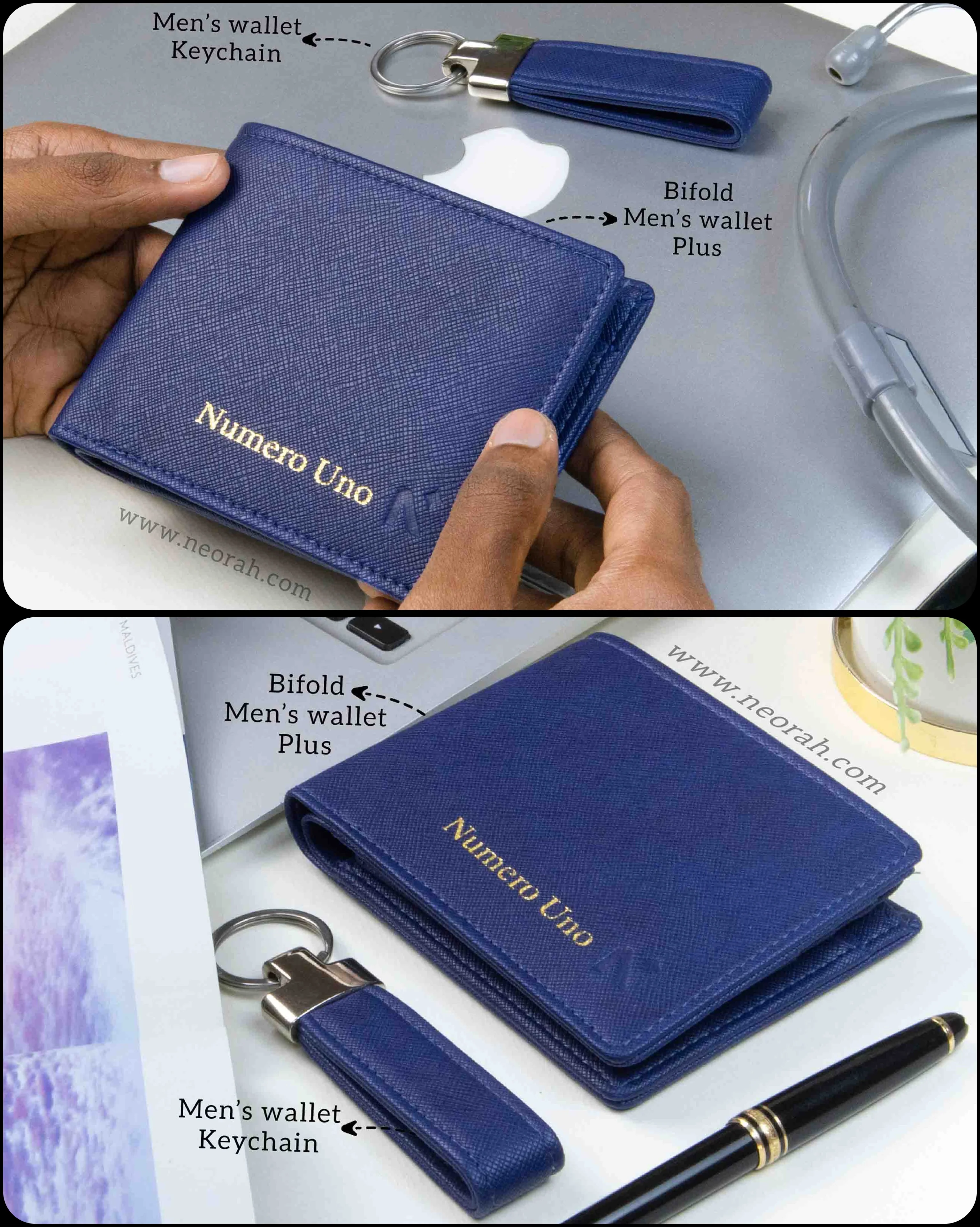 BIFOLD WALLET FOR MEN + KEYCHAIN - Image 60
