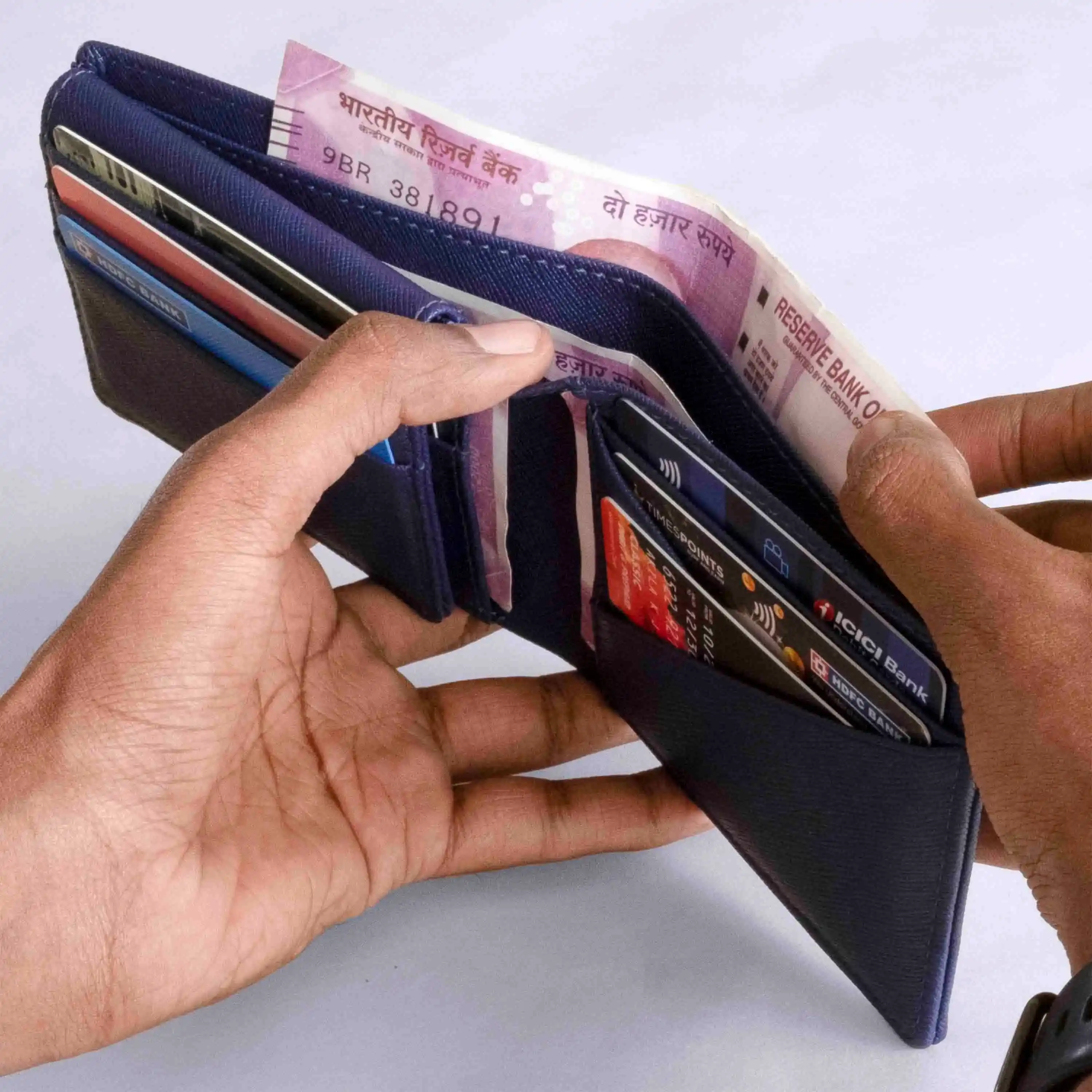 DAPPER PLUS - BIFOLD WALLET FOR MEN WITH FLAP + KEYCHAIN - Image 36