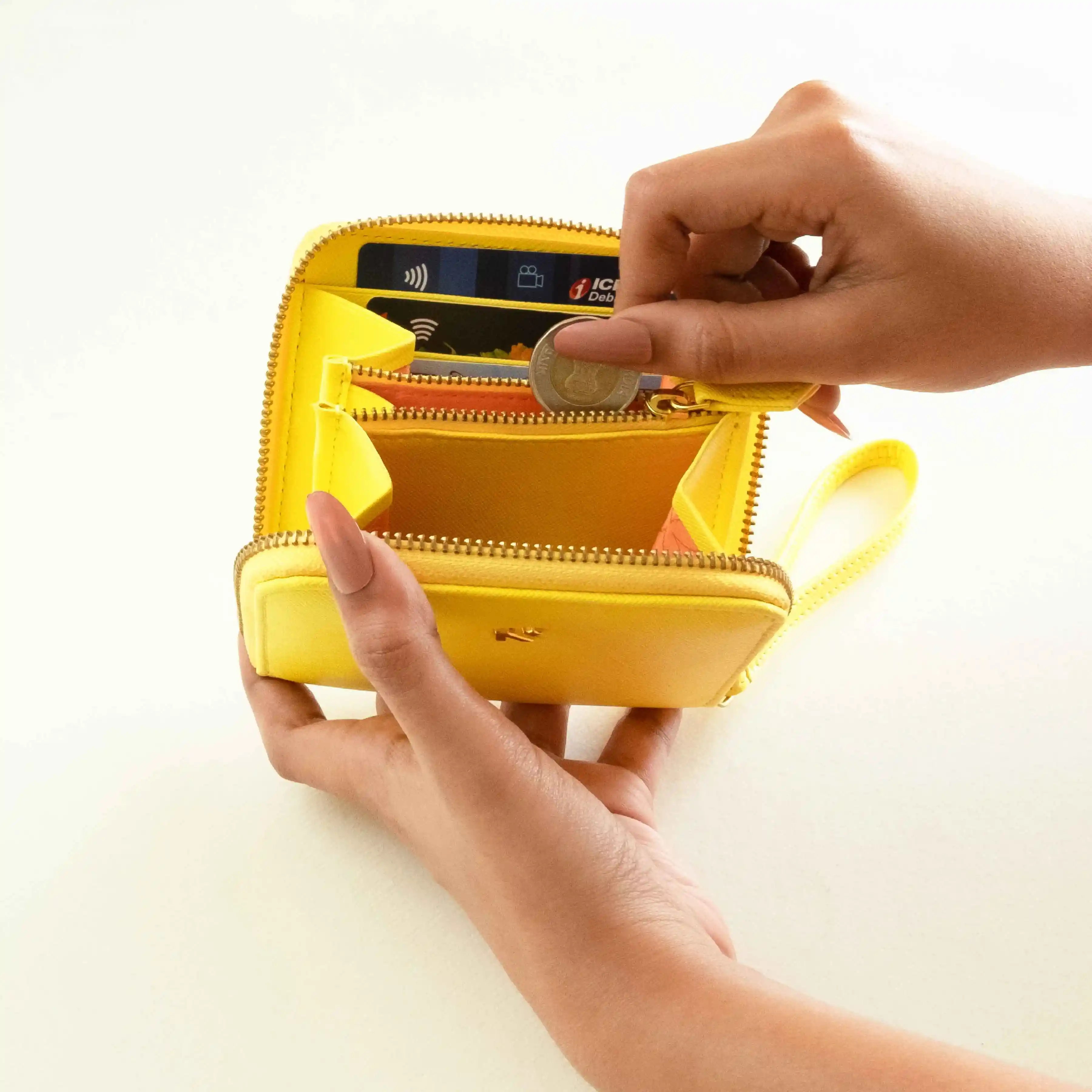 BIJOU - WOMEN ZIP AROUND WALLET WITH WRISTLET - Image 58