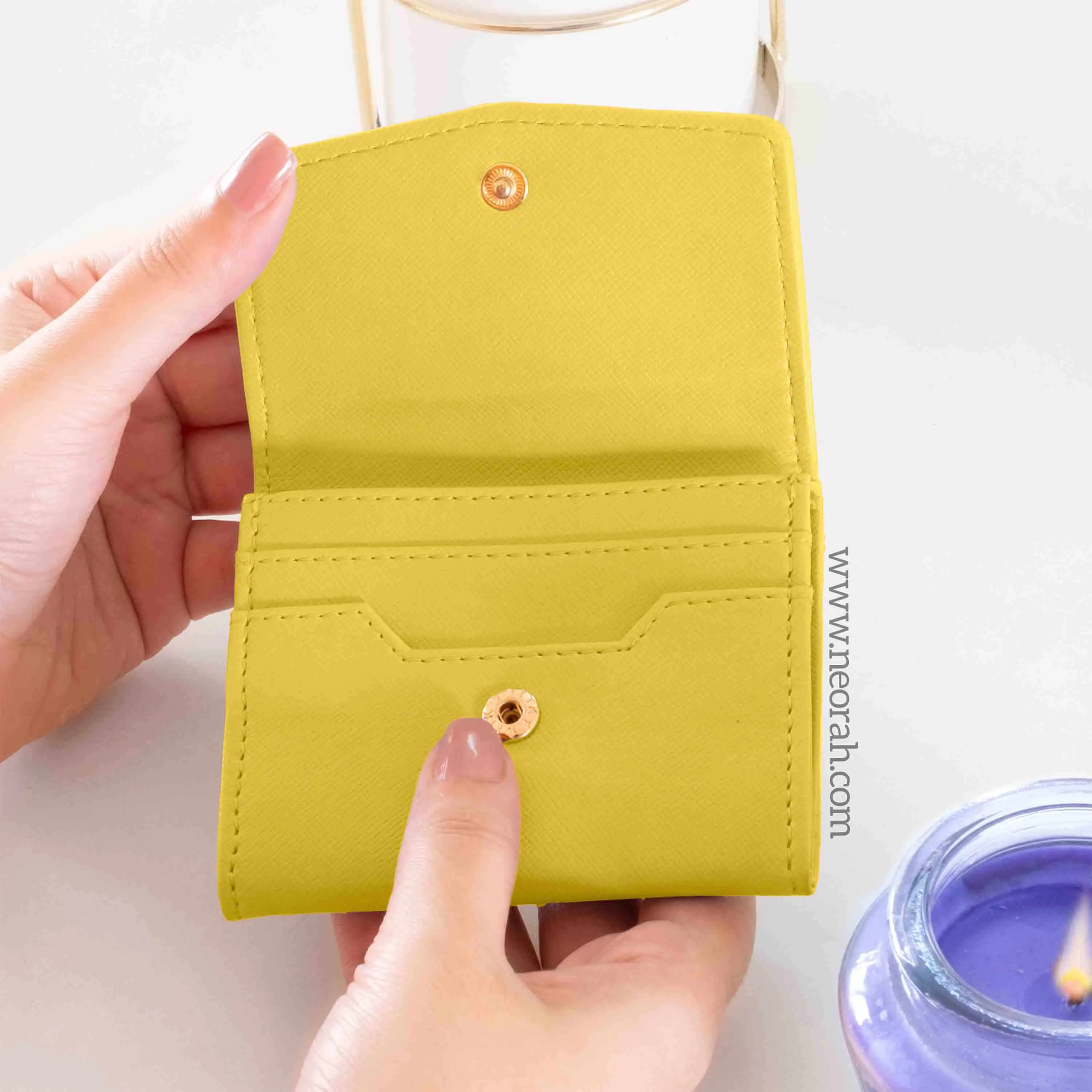 CARD WALLET WITH SNAP - Image 118