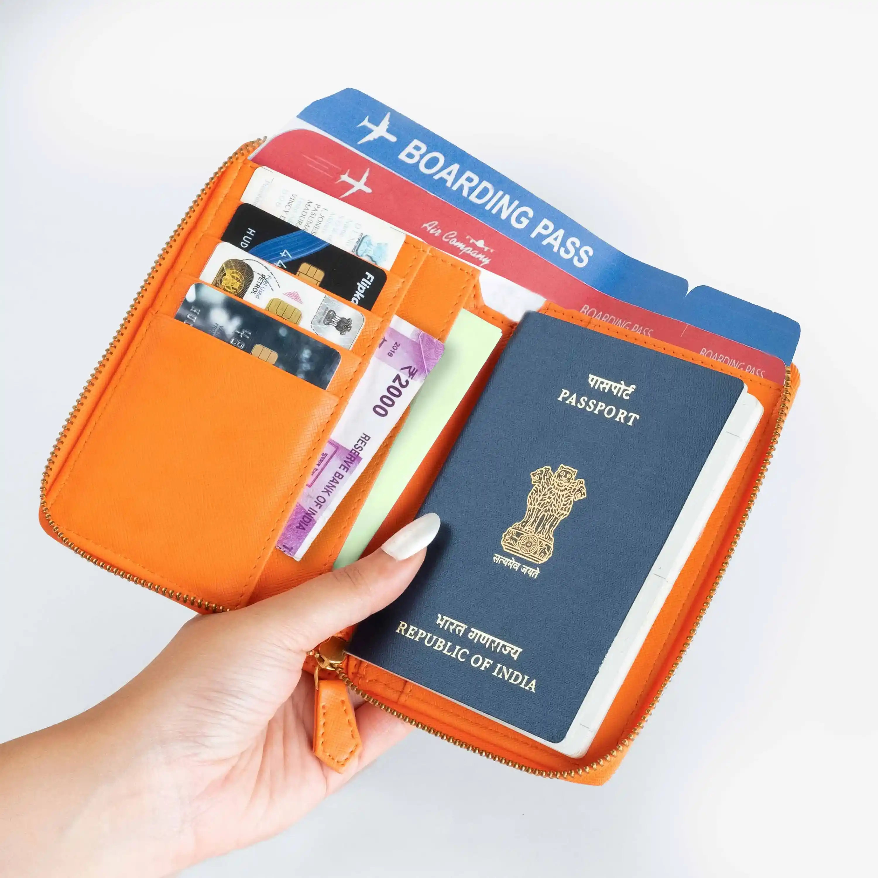 B7 - ORGANISER / PASSPORT COVER - ZIP - Image 56