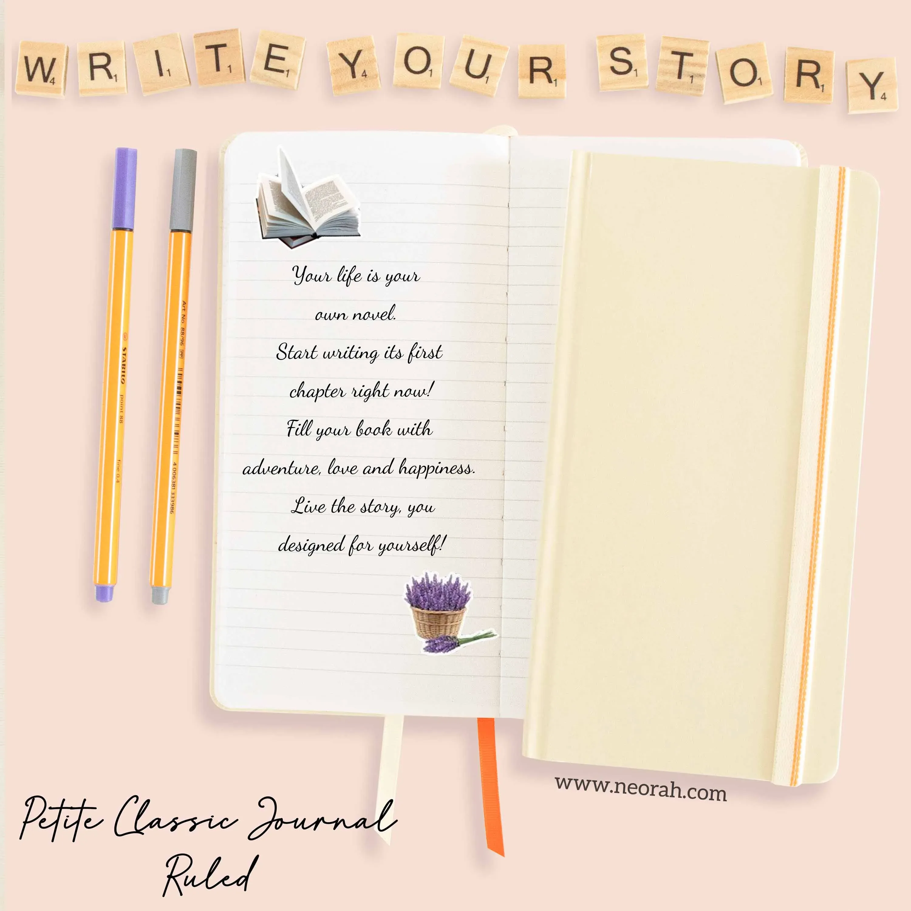 PETITE - CLASSIC JOURNAL NOTEBOOK - HARDCOVER - Image 158