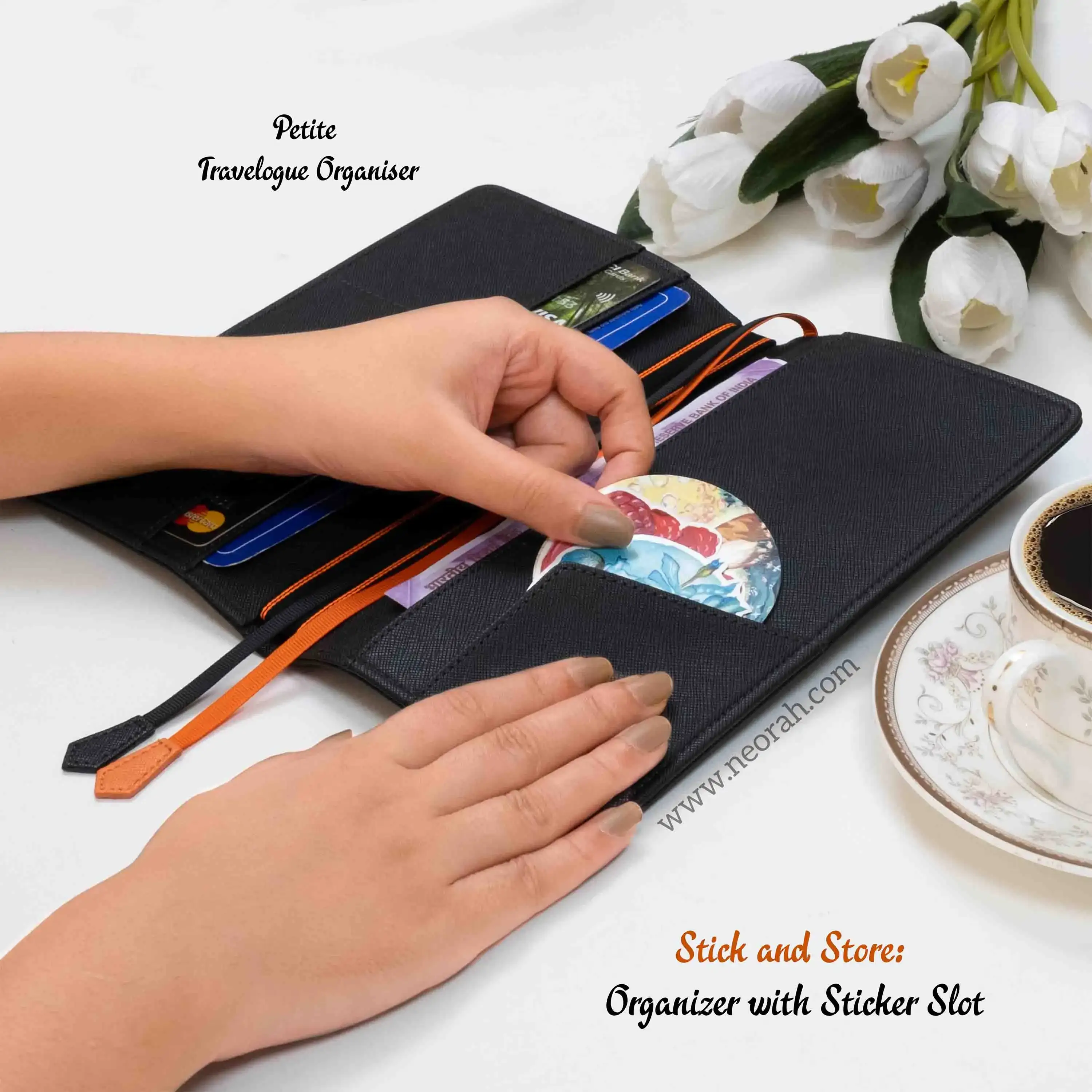 PETITE - REFILLABLE TRAVELOGUE ORGANISER - TRAVELLERS NOTEBOOK - Image 162