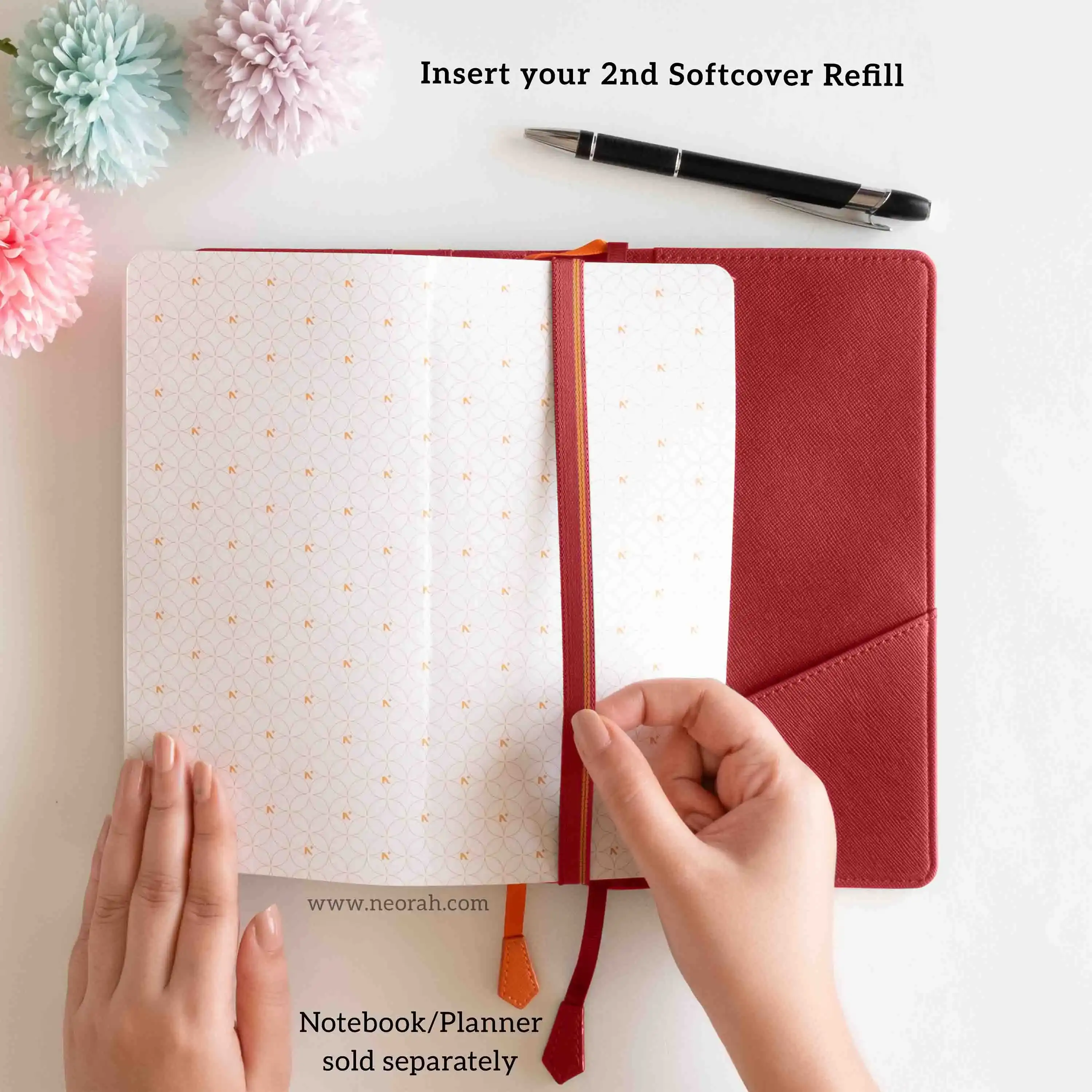 PETITE - REFILLABLE TRAVELOGUE ORGANISER - TRAVELLERS NOTEBOOK - Image 48