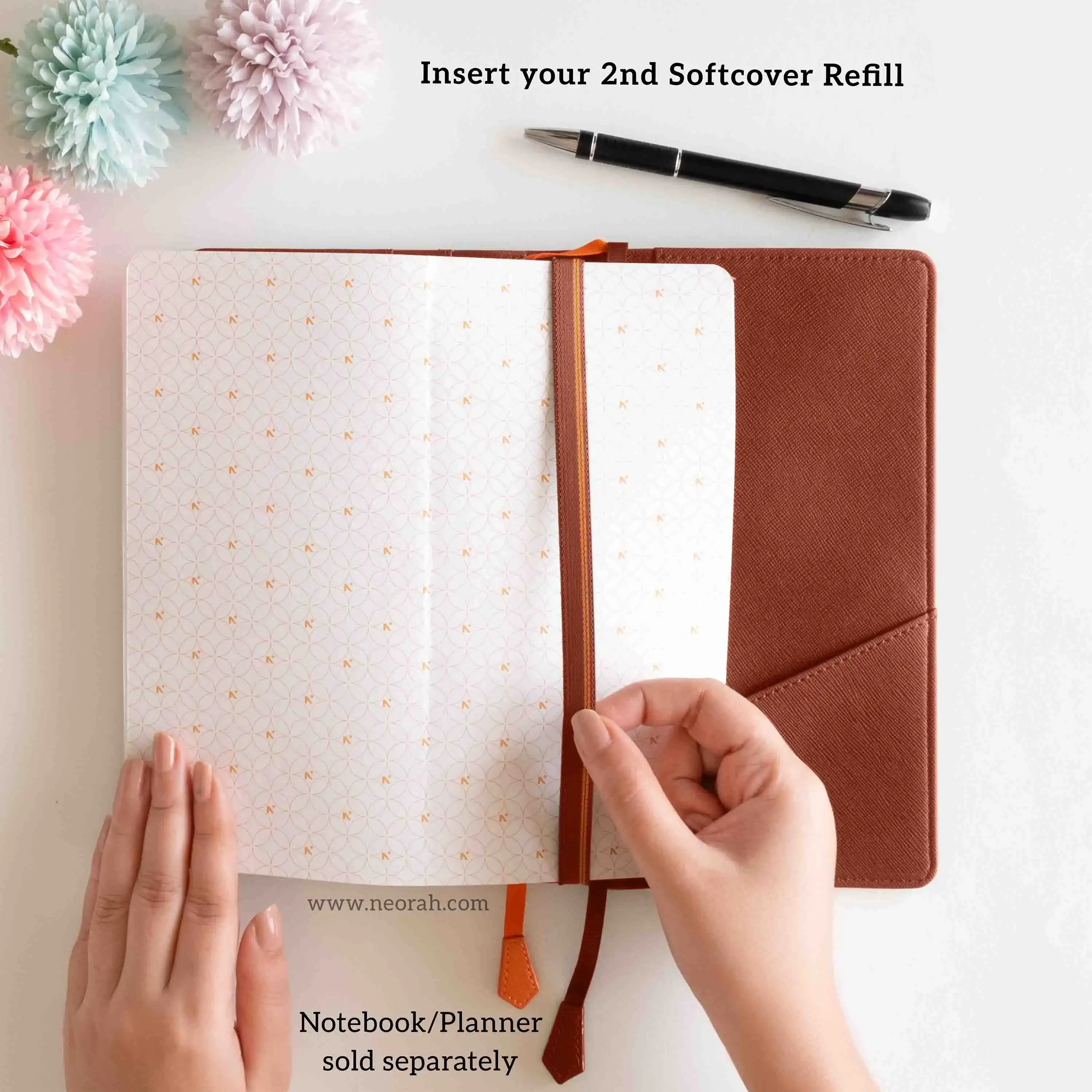 PETITE - REFILLABLE TRAVELOGUE ORGANISER - TRAVELLERS NOTEBOOK - Image 49