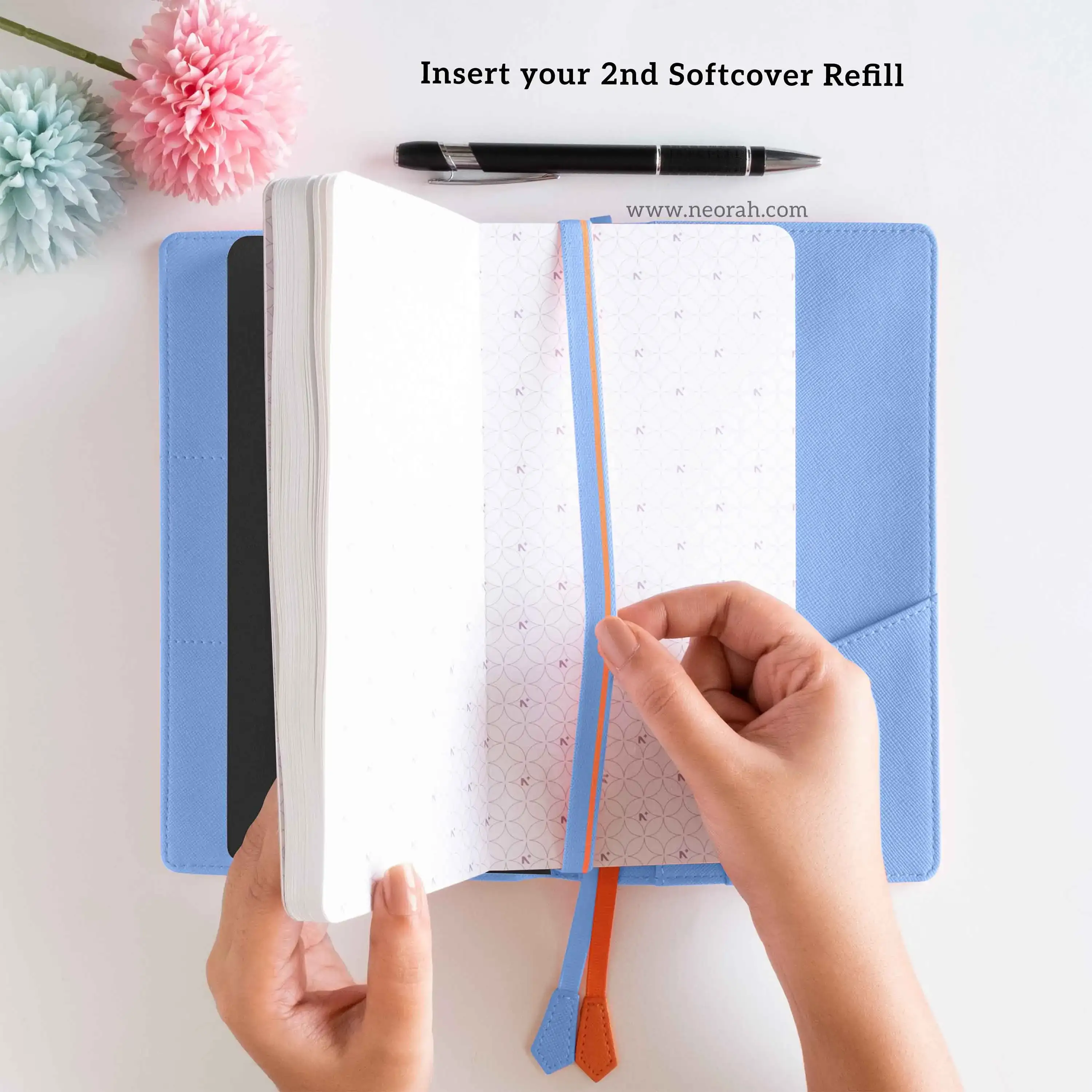 PETITE - REFILLABLE TRAVELOGUE ORGANISER - TRAVELLERS NOTEBOOK - Image 96
