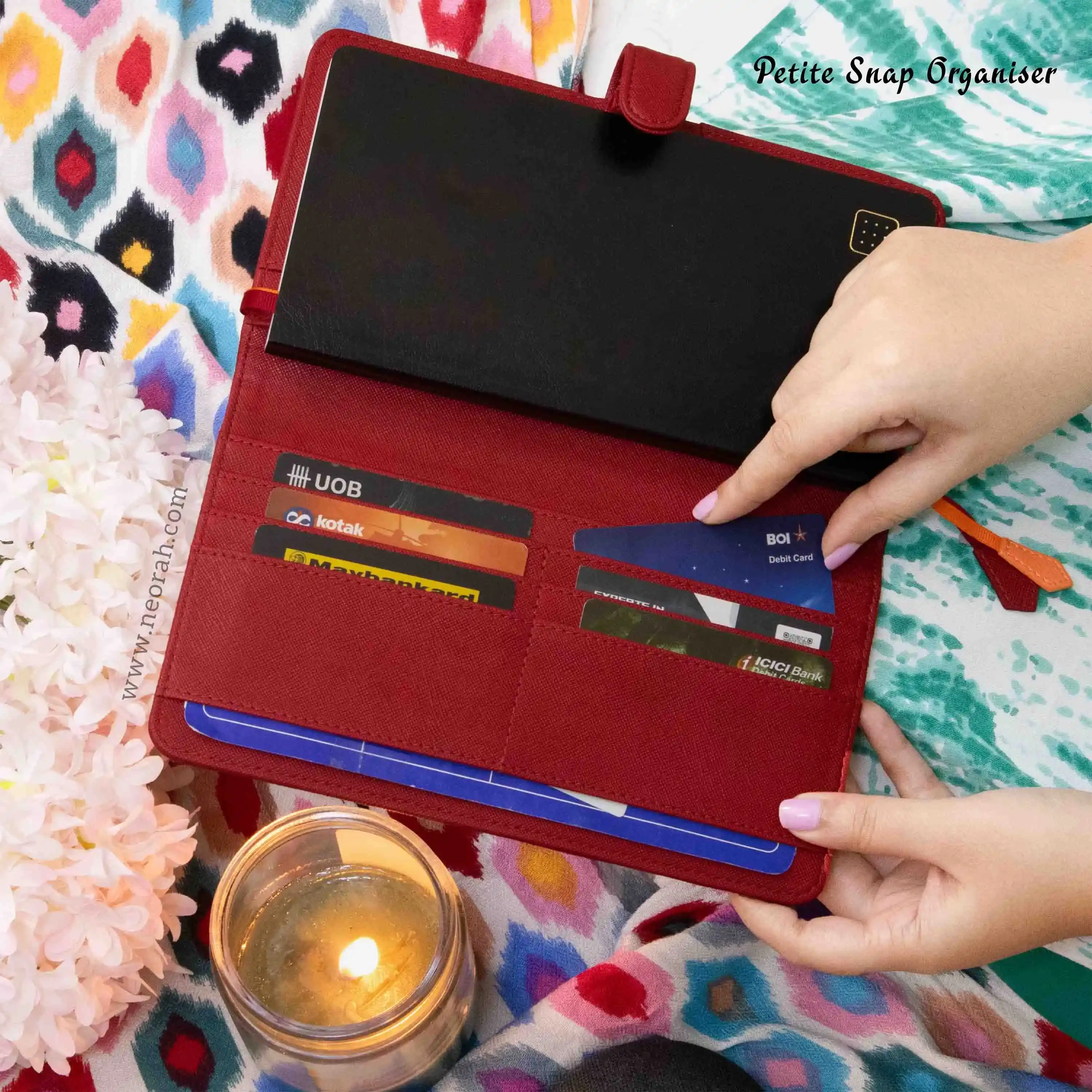 PETITE - REFILLABLE ORGANISER SLEEVE - SNAP BUTTON - Image 3