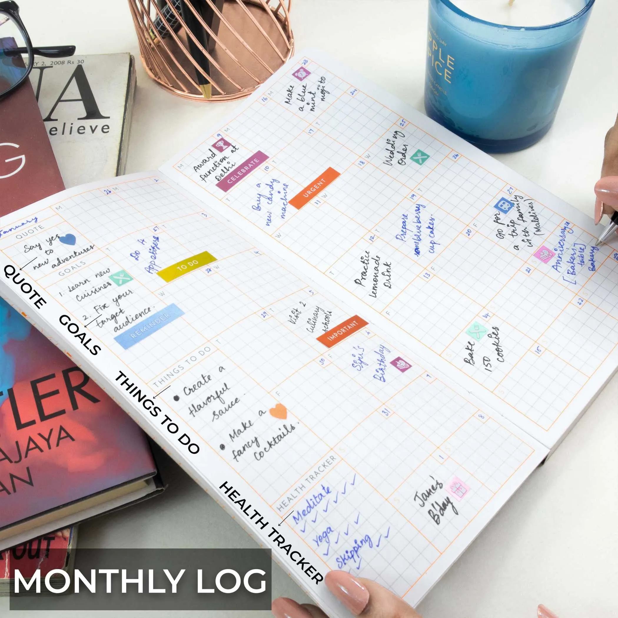 PETITE - UNDATED - WEEKLY PLANNER - SOFT COVER - Image 6