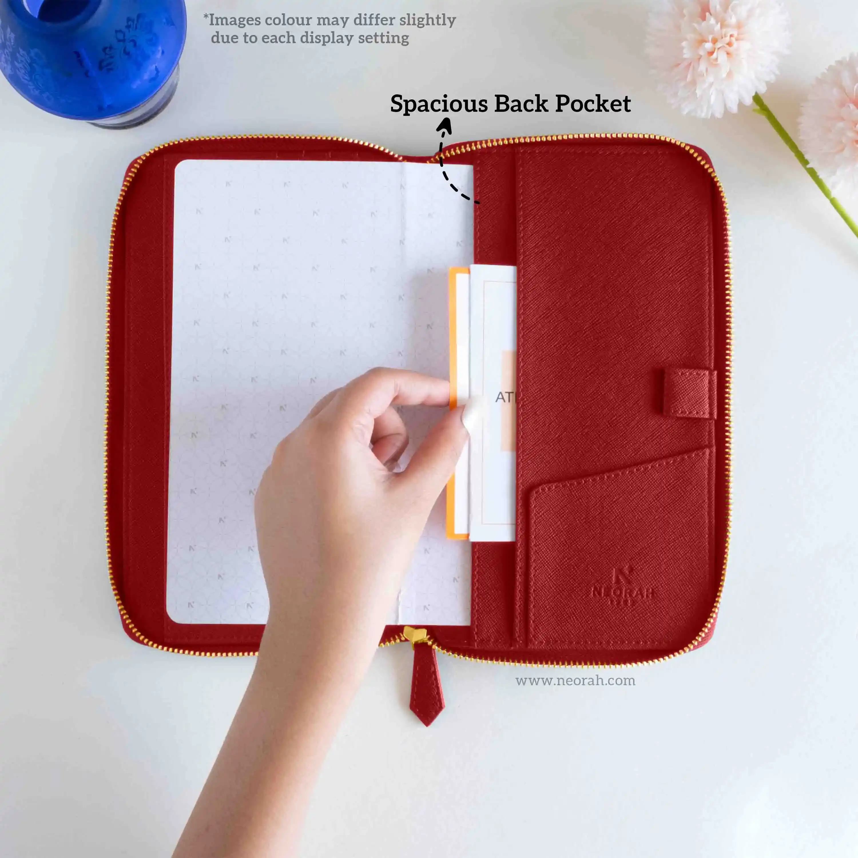 PETITE - REFILLABLE QUILTED ORGANISER SLEEVE - ZIP - Image 103