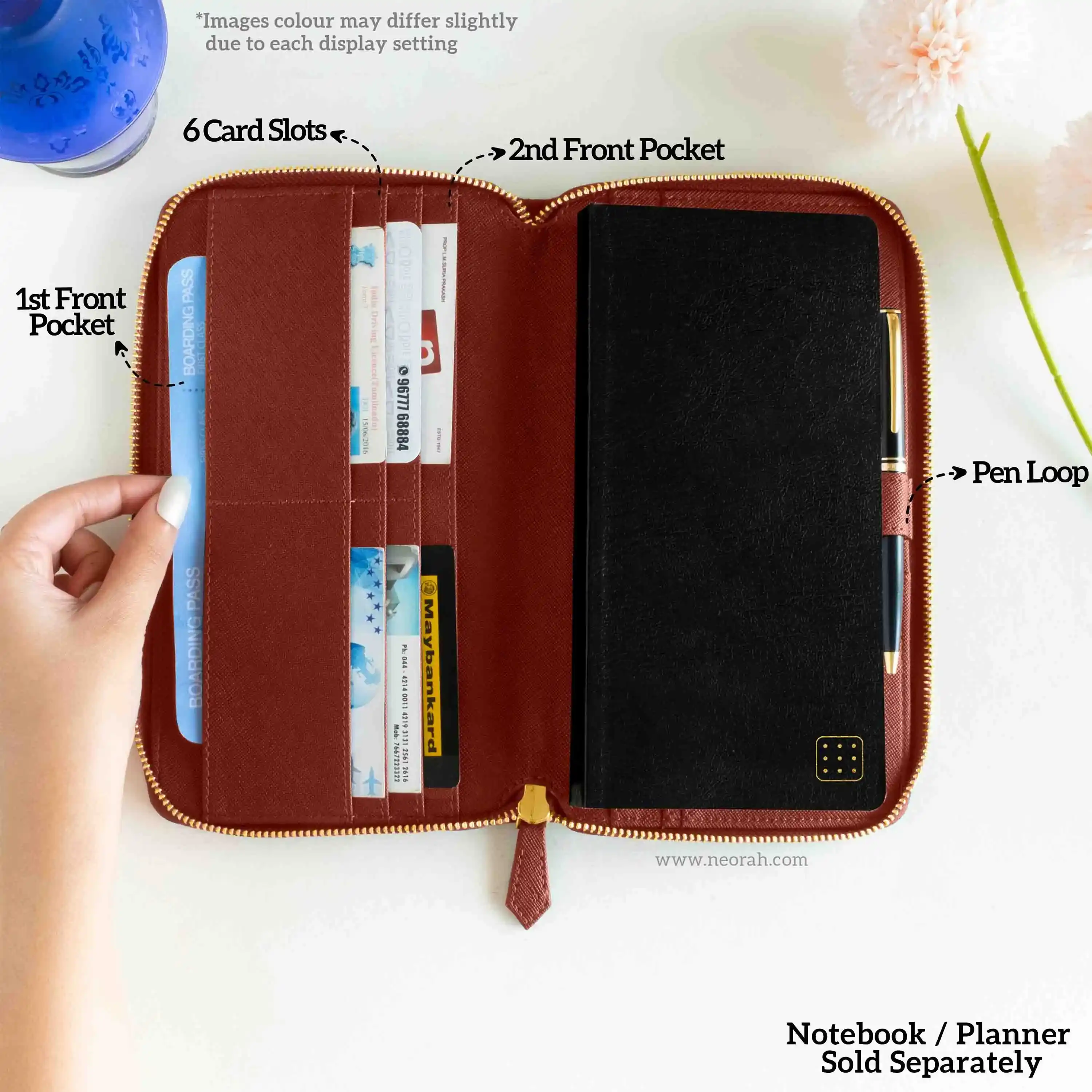 PETITE - REFILLABLE QUILTED ORGANISER SLEEVE - ZIP - Image 109