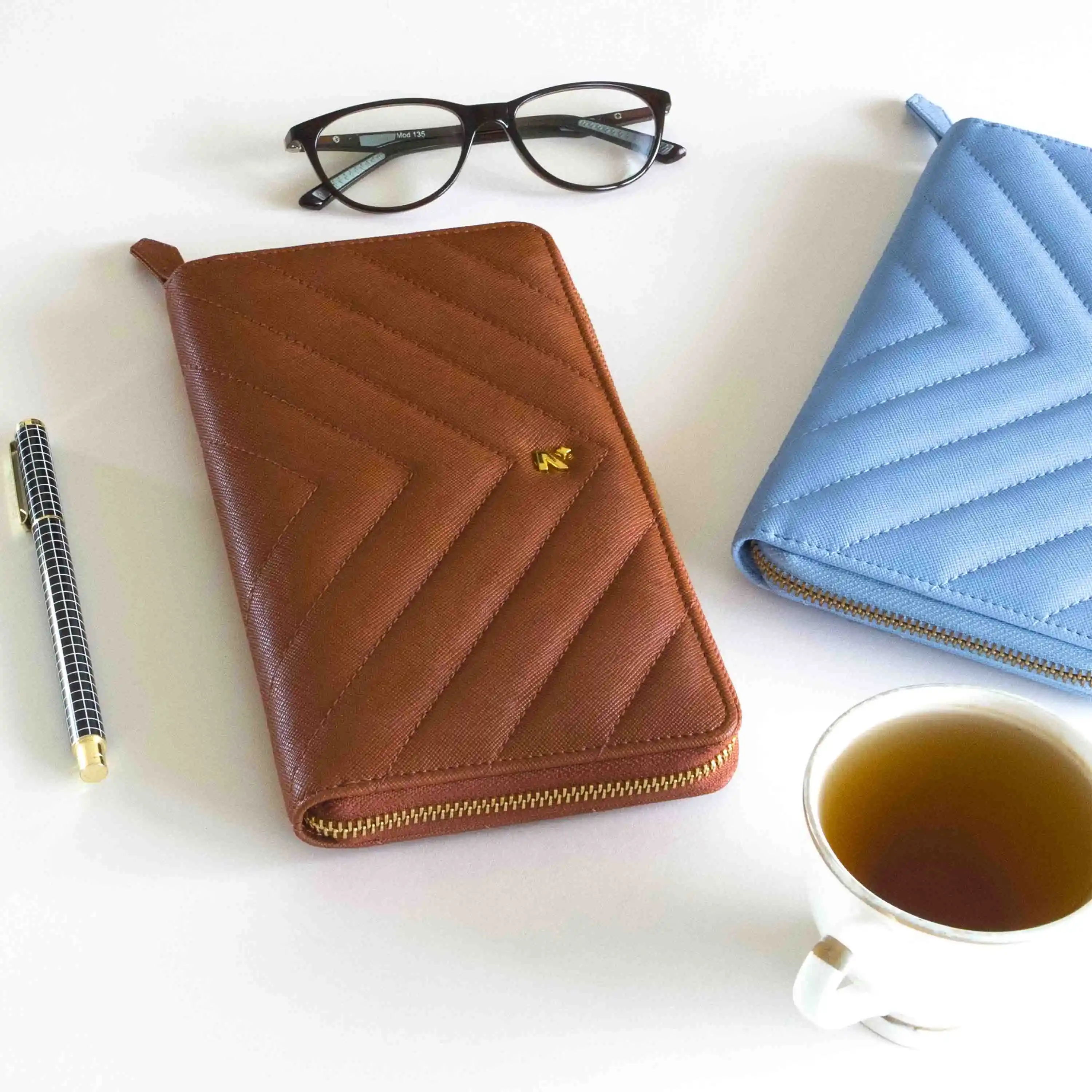 PETITE - REFILLABLE QUILTED ORGANISER SLEEVE - ZIP - Image 115