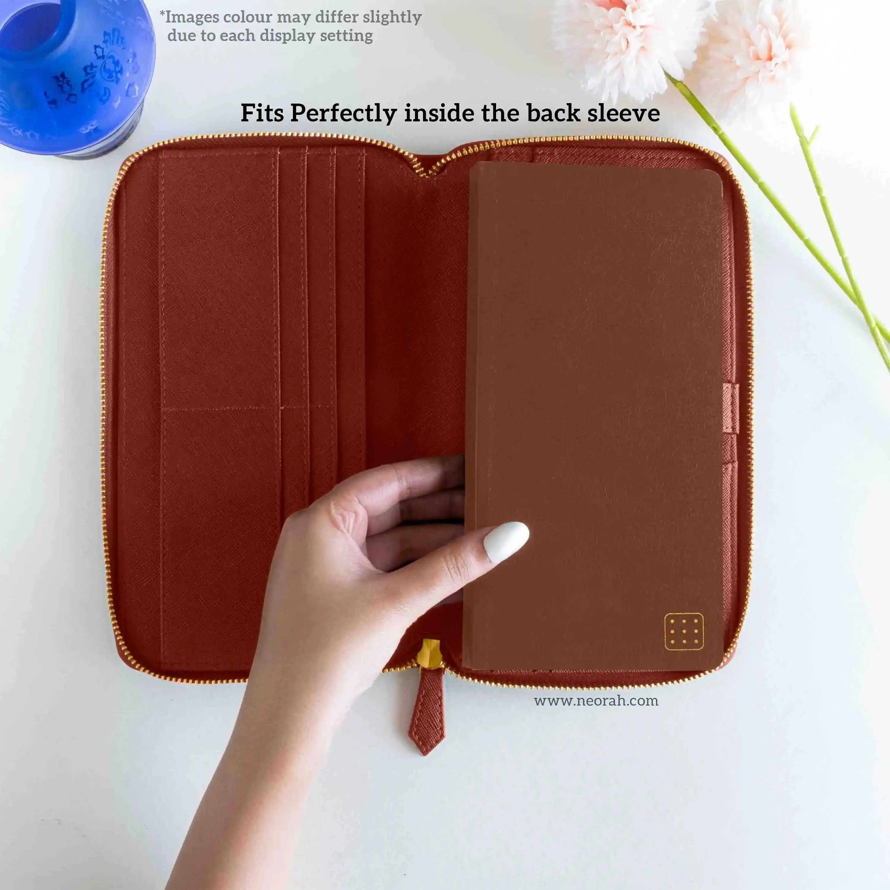 PETITE - REFILLABLE QUILTED ORGANISER SLEEVE - ZIP - Image 117