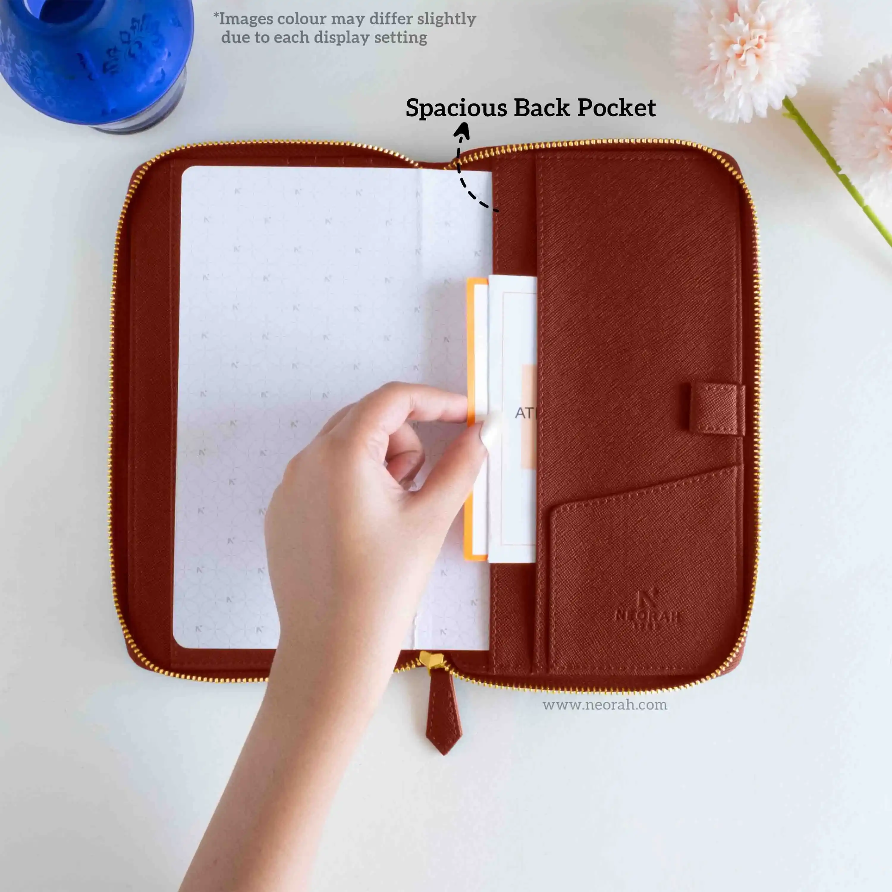 PETITE - REFILLABLE QUILTED ORGANISER SLEEVE - ZIP - Image 120
