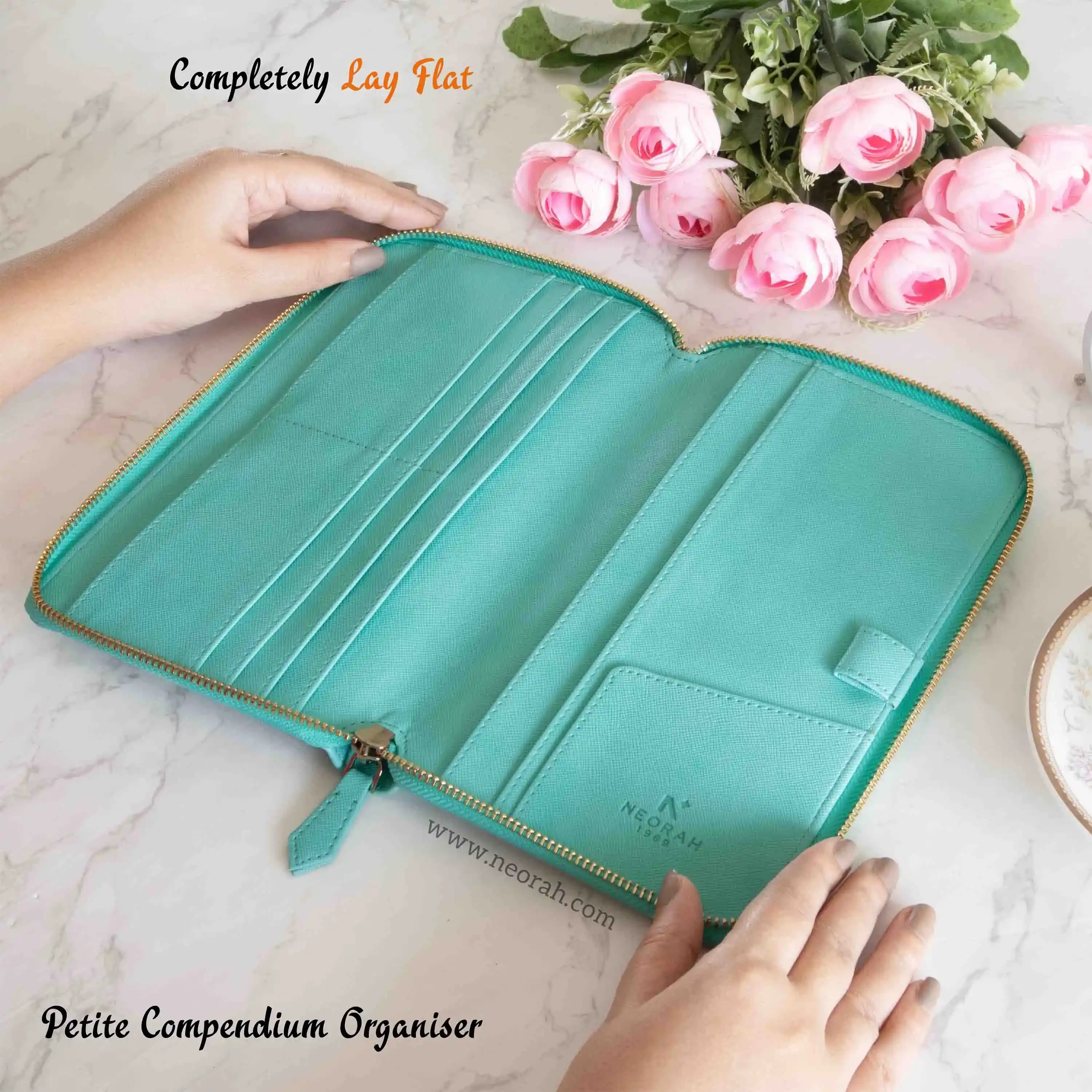PETITE - REFILLABLE QUILTED ORGANISER SLEEVE - ZIP - Image 124
