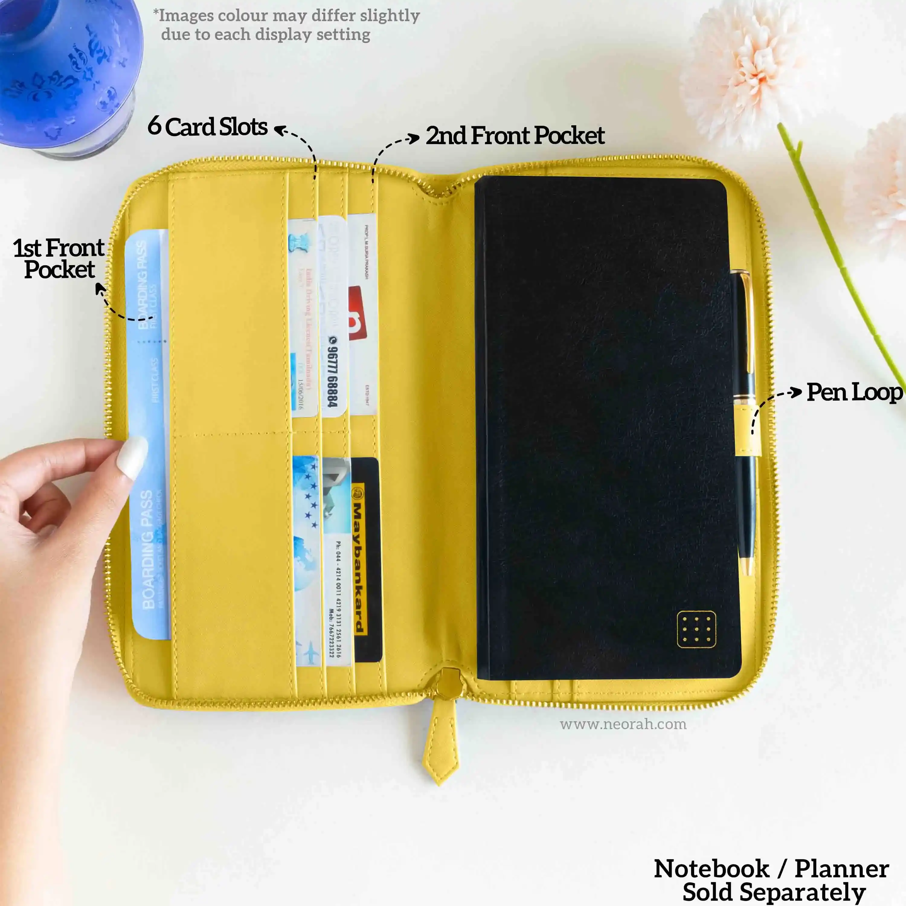 PETITE - REFILLABLE QUILTED ORGANISER SLEEVE - ZIP - Image 143