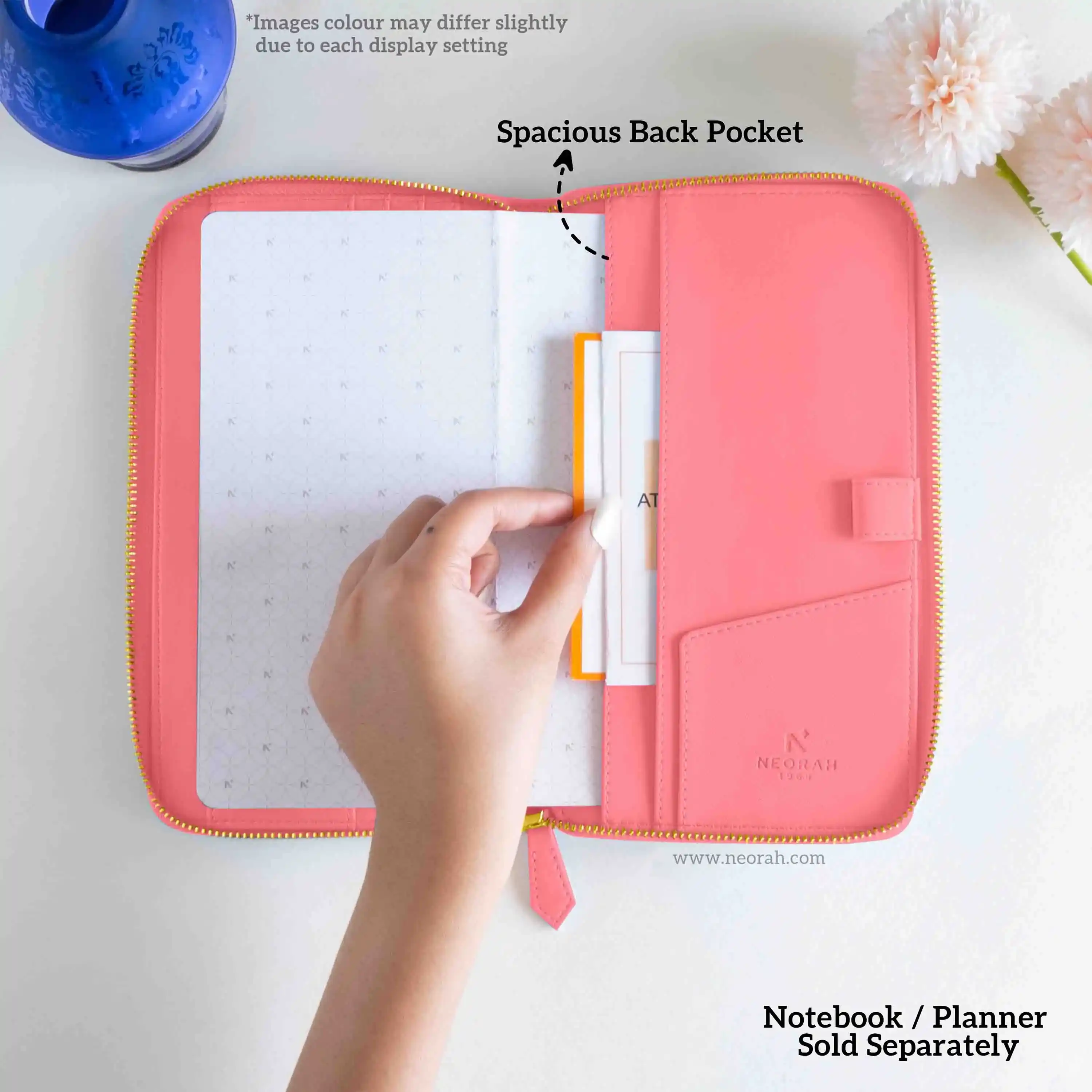 PETITE - REFILLABLE QUILTED ORGANISER SLEEVE - ZIP - Image 160